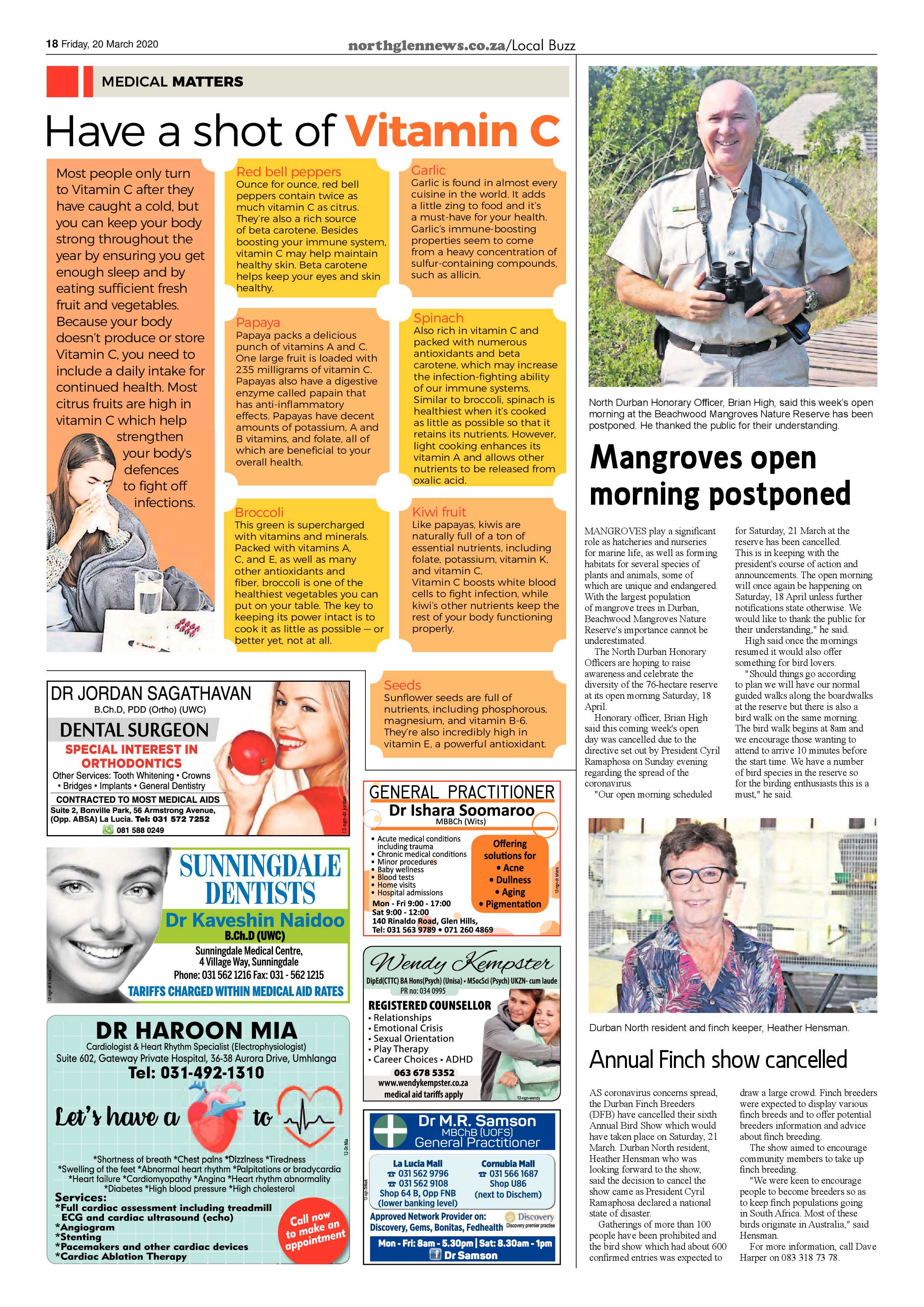 Northglen News 20 March 2020 page 18