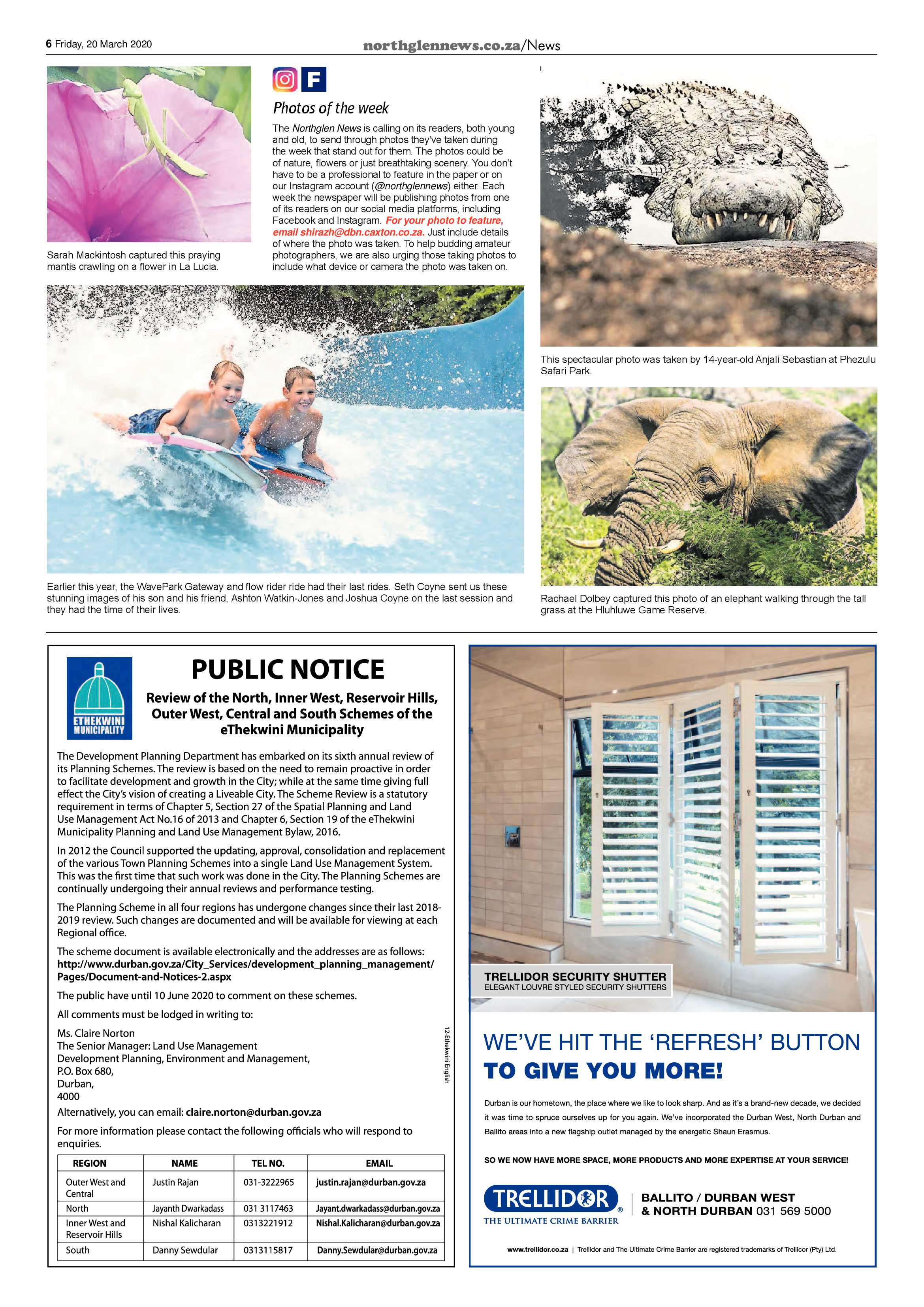 Northglen News 20 March 2020 page 6