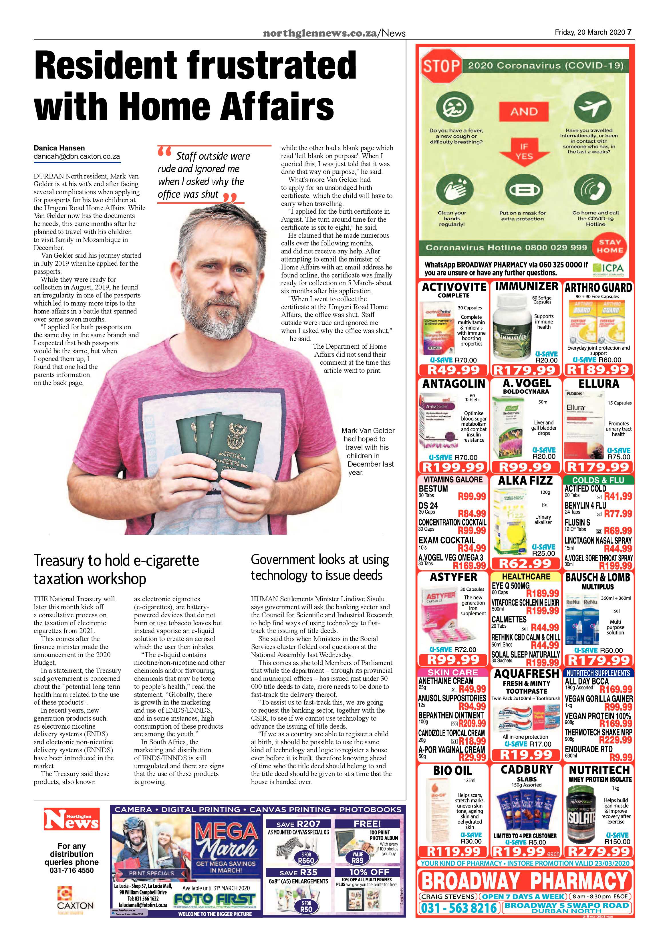 Northglen News 20 March 2020 page 7