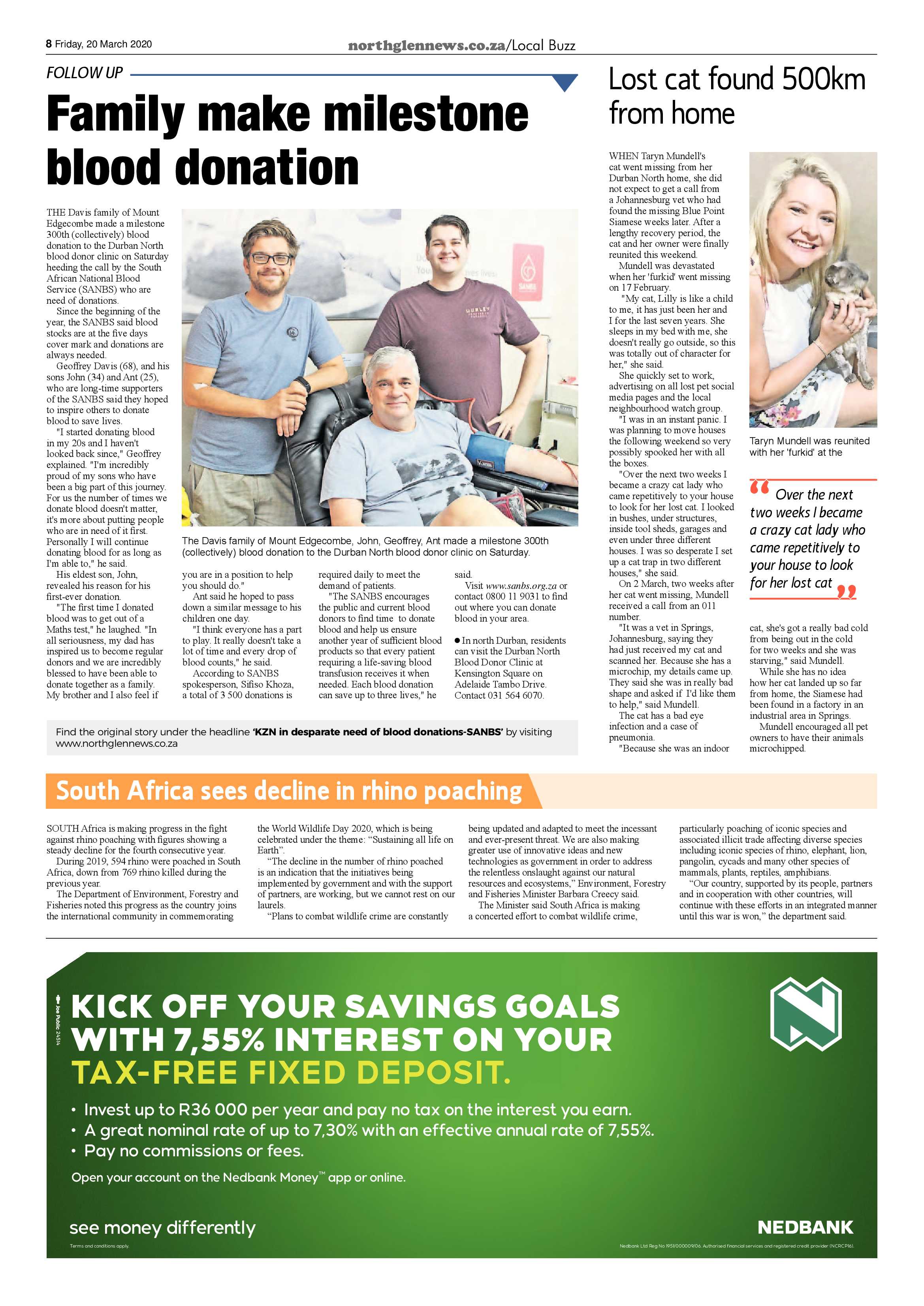 Northglen News 20 March 2020 page 8