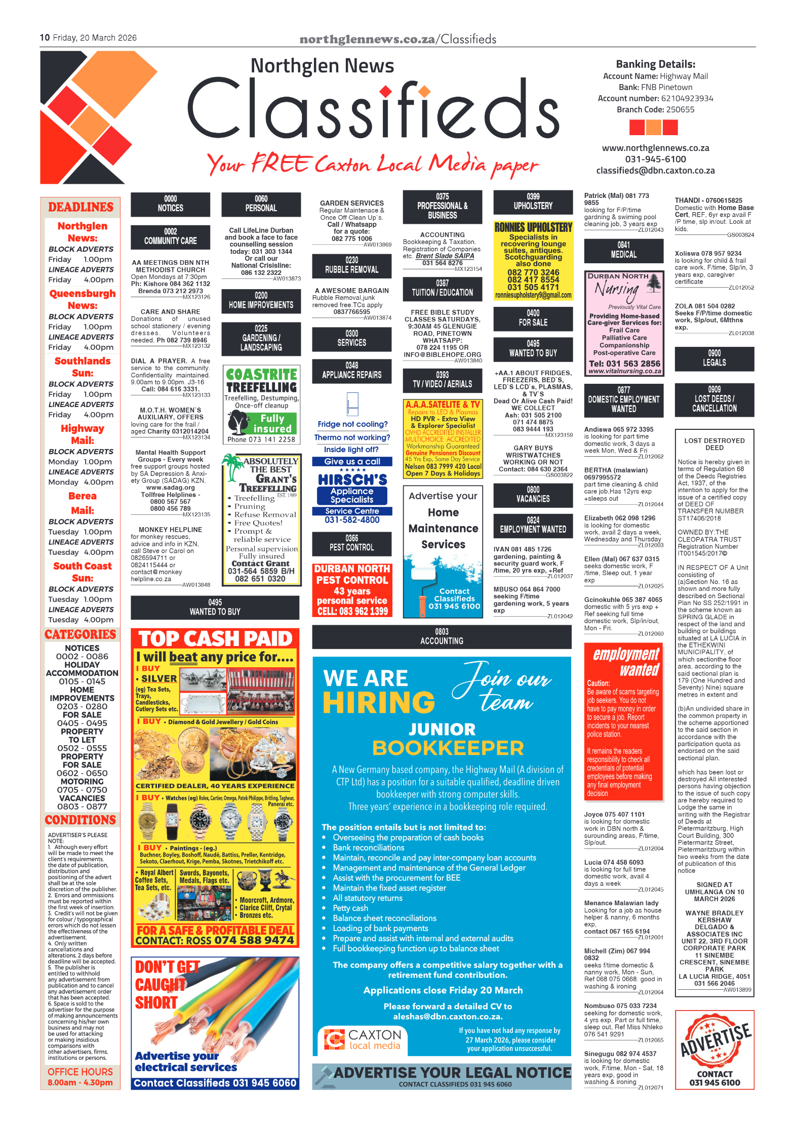 Northglen News 20 March 2026 page 10