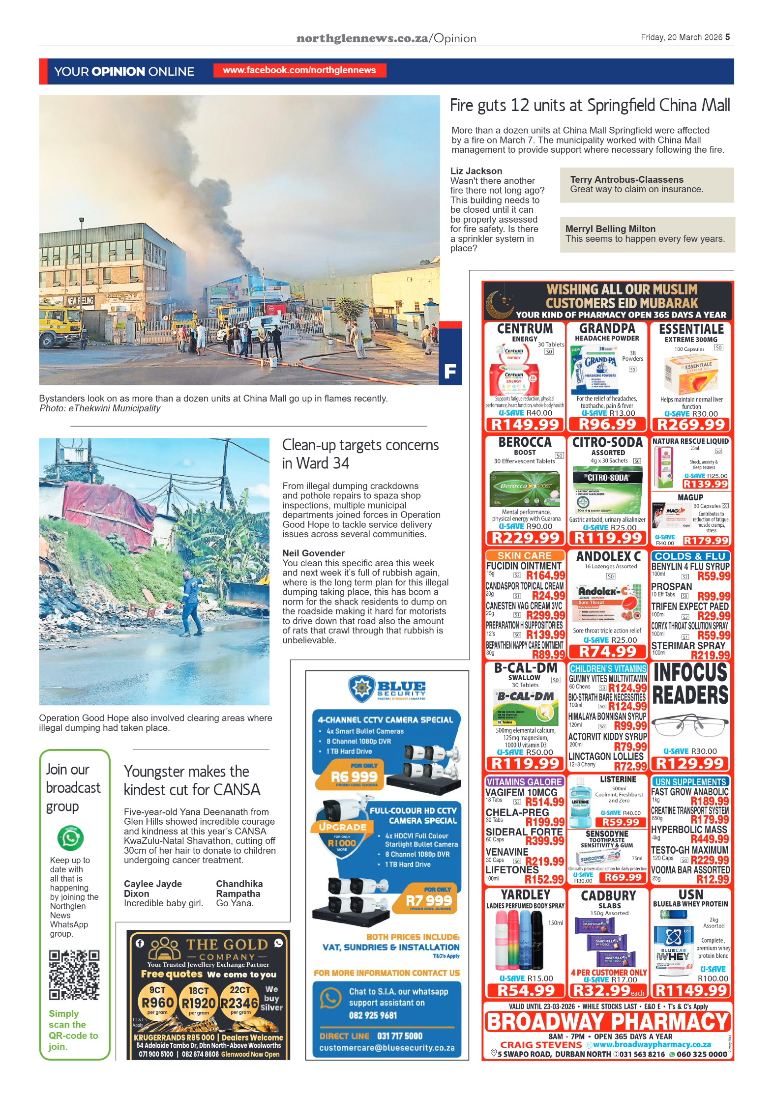 Northglen News 20 March 2026 page 5