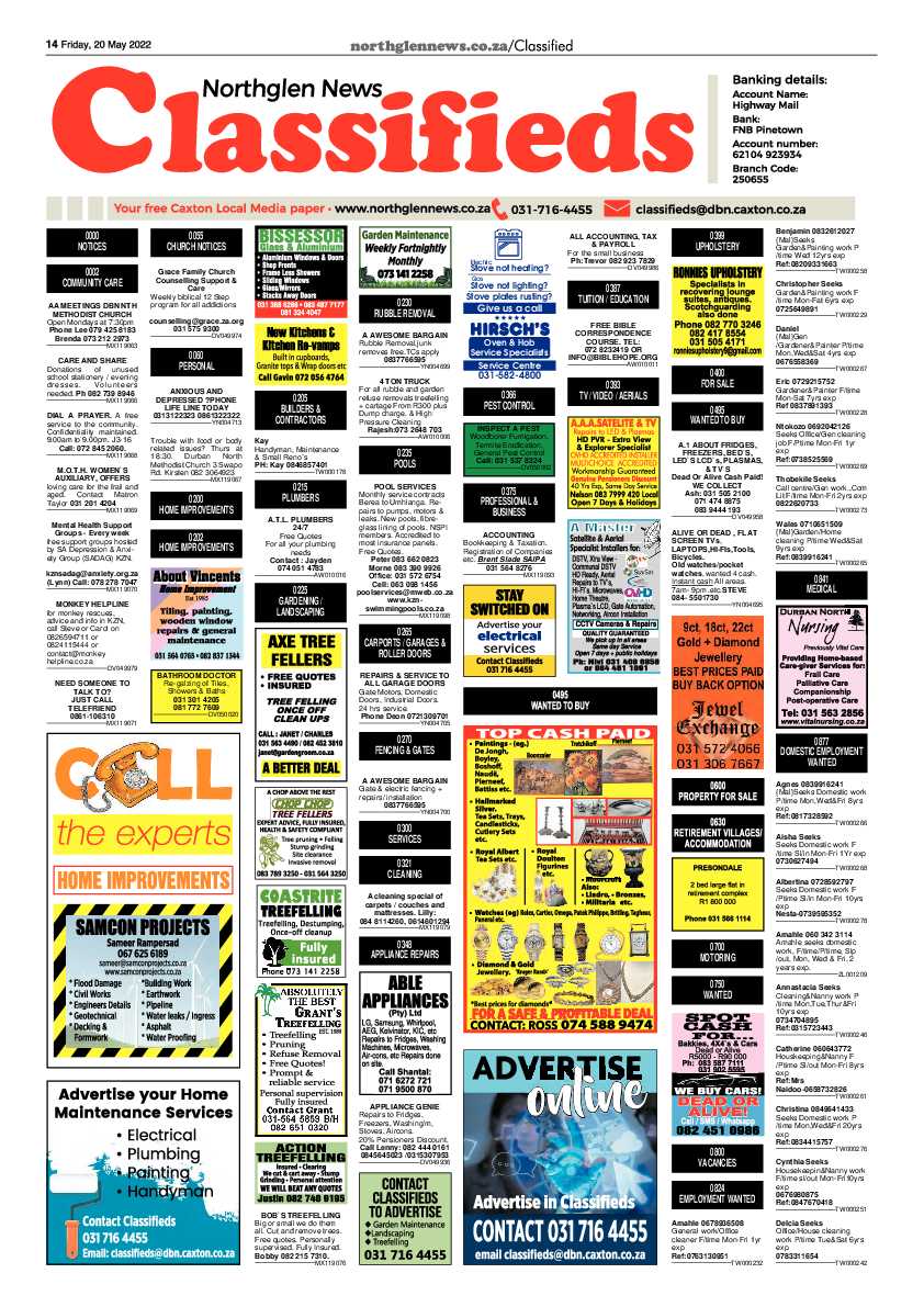 Northglen News 20 May 2022 page 14
