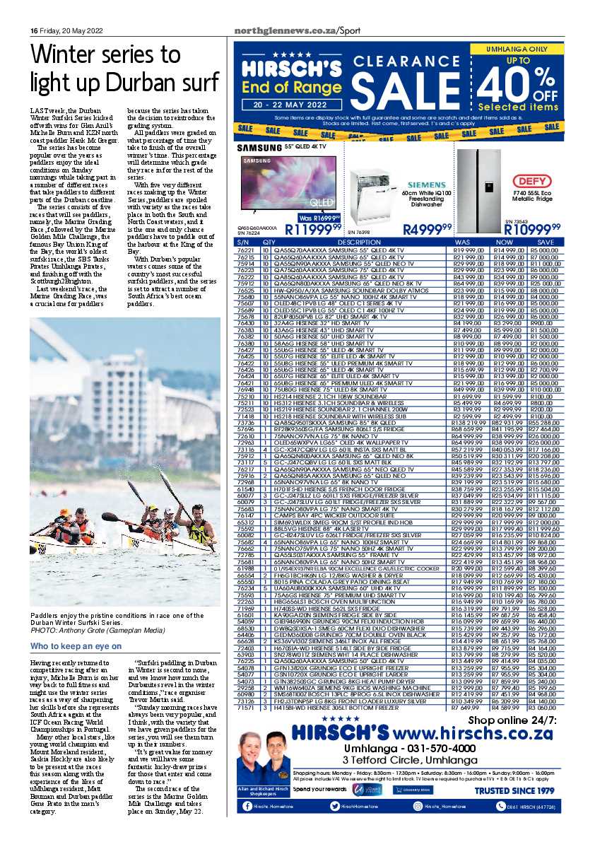 Northglen News 20 May 2022 page 16
