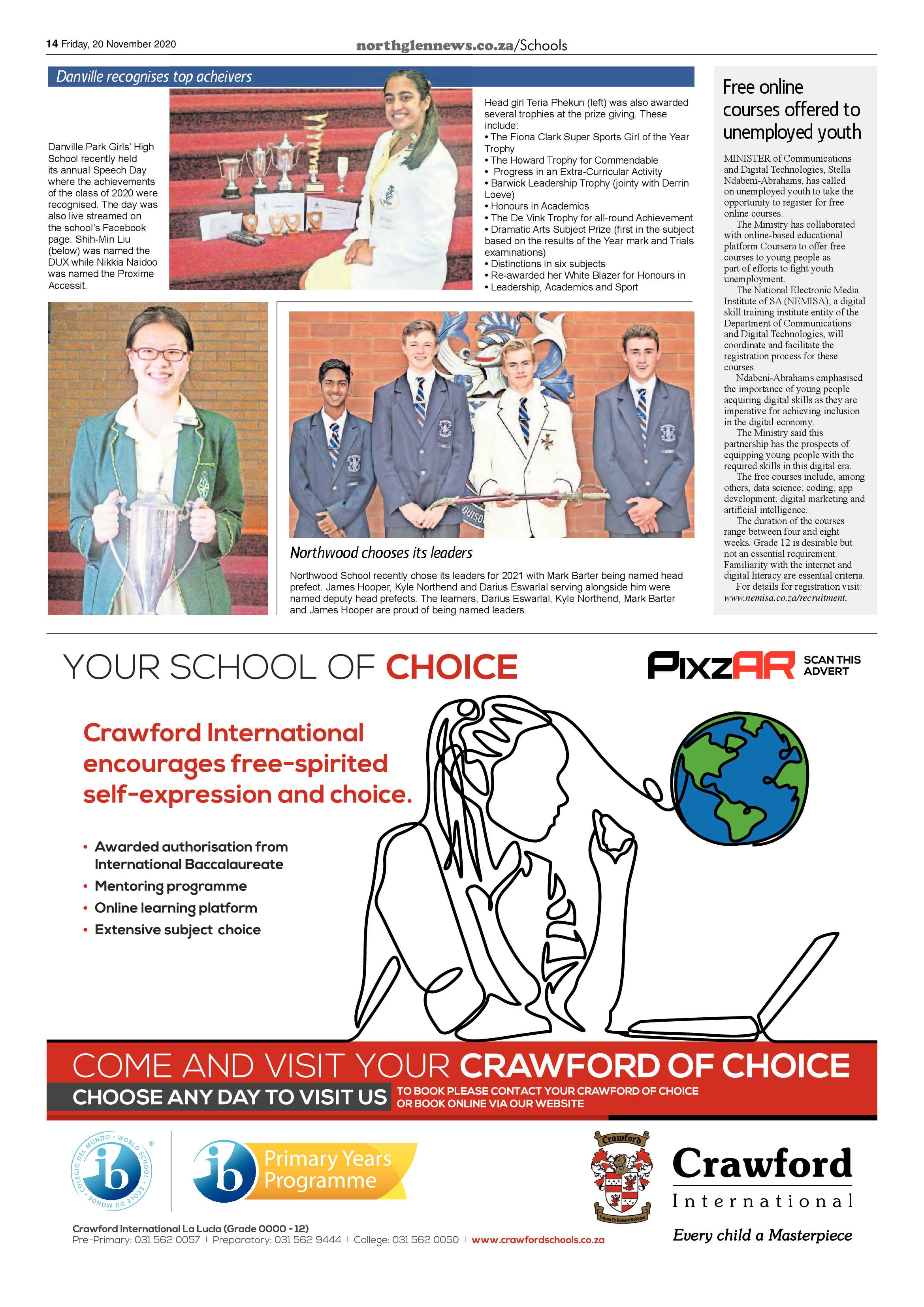 Northglen News 20 November 2020 page 14