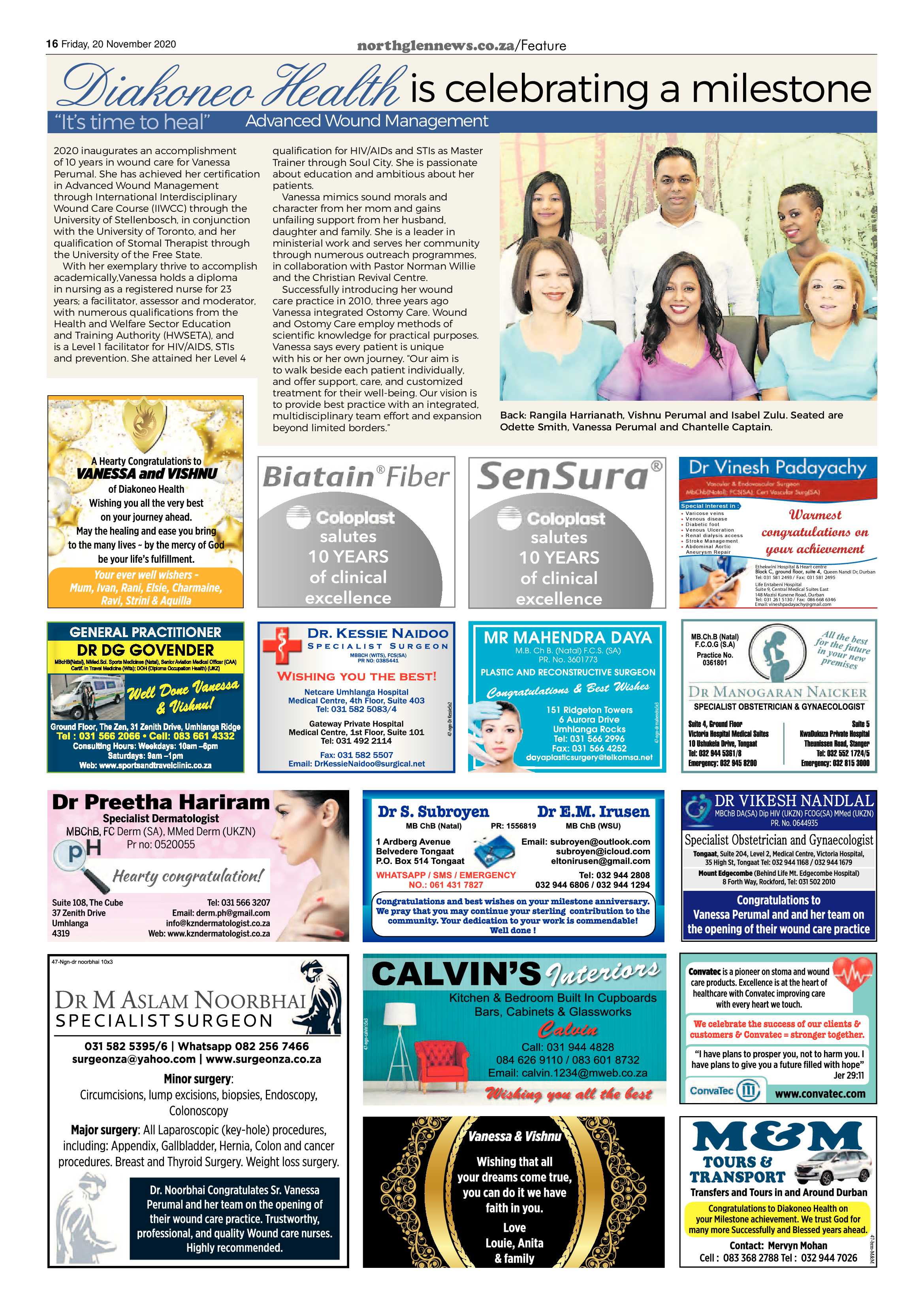 Northglen News 20 November 2020 page 16