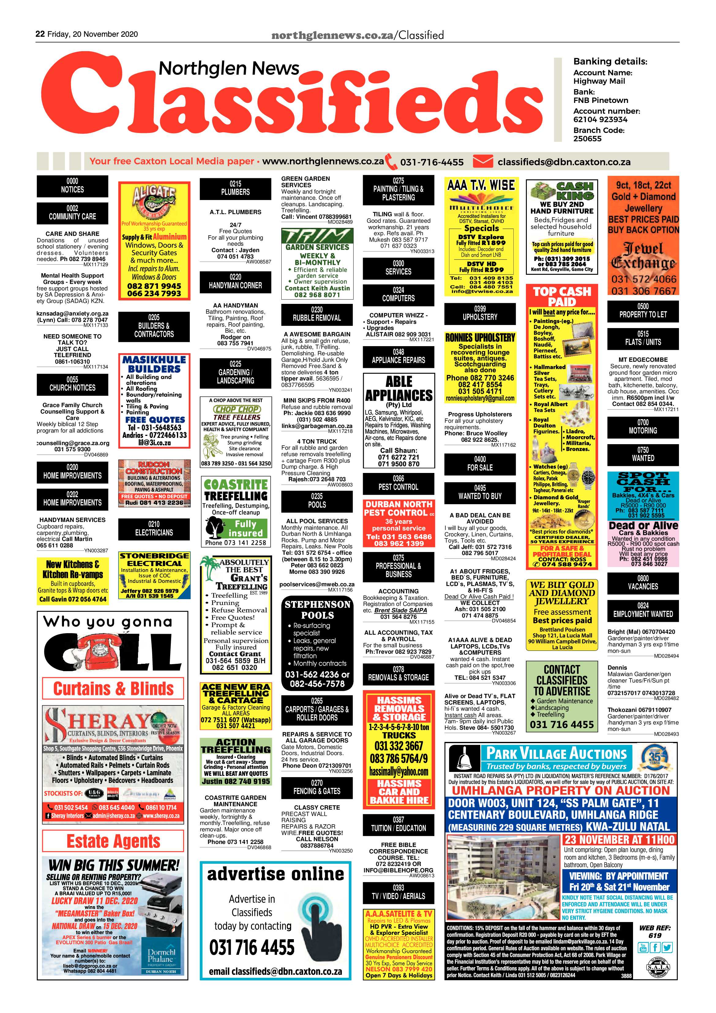 Northglen News 20 November 2020 page 22