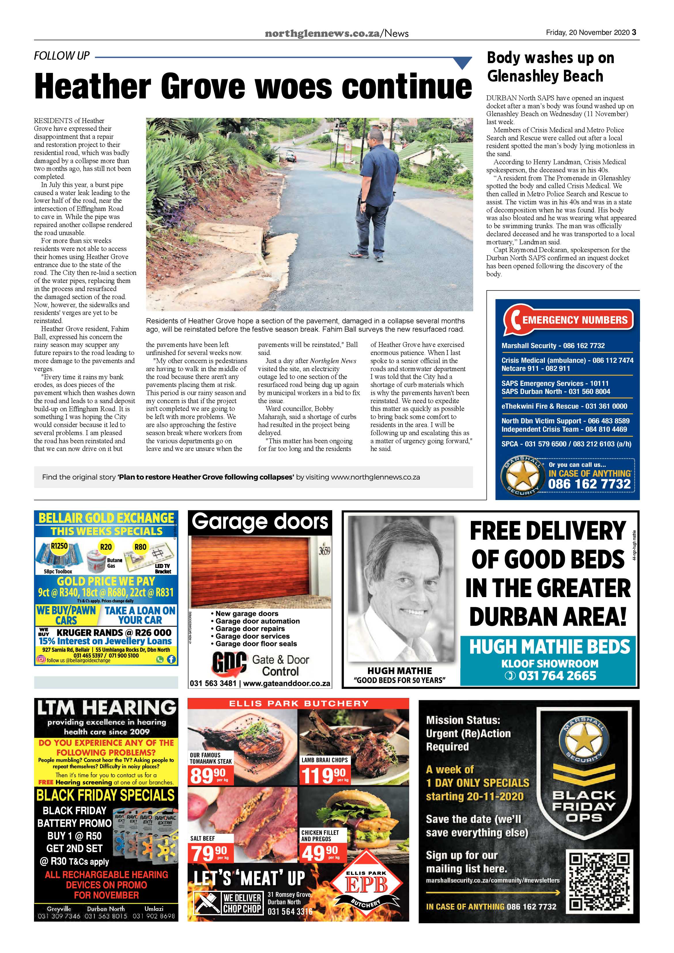 Northglen News 20 November 2020 page 3