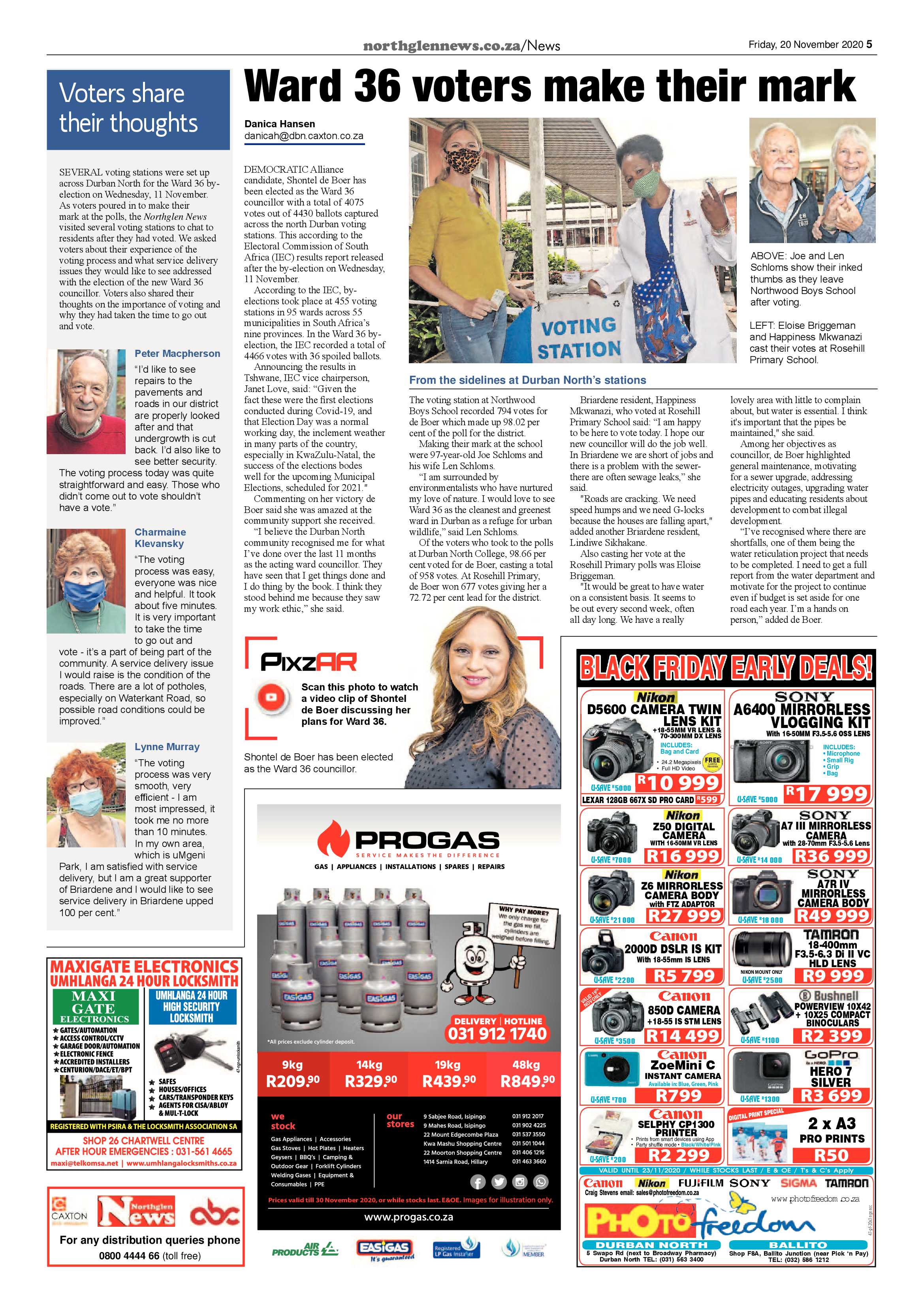 Northglen News 20 November 2020 page 5