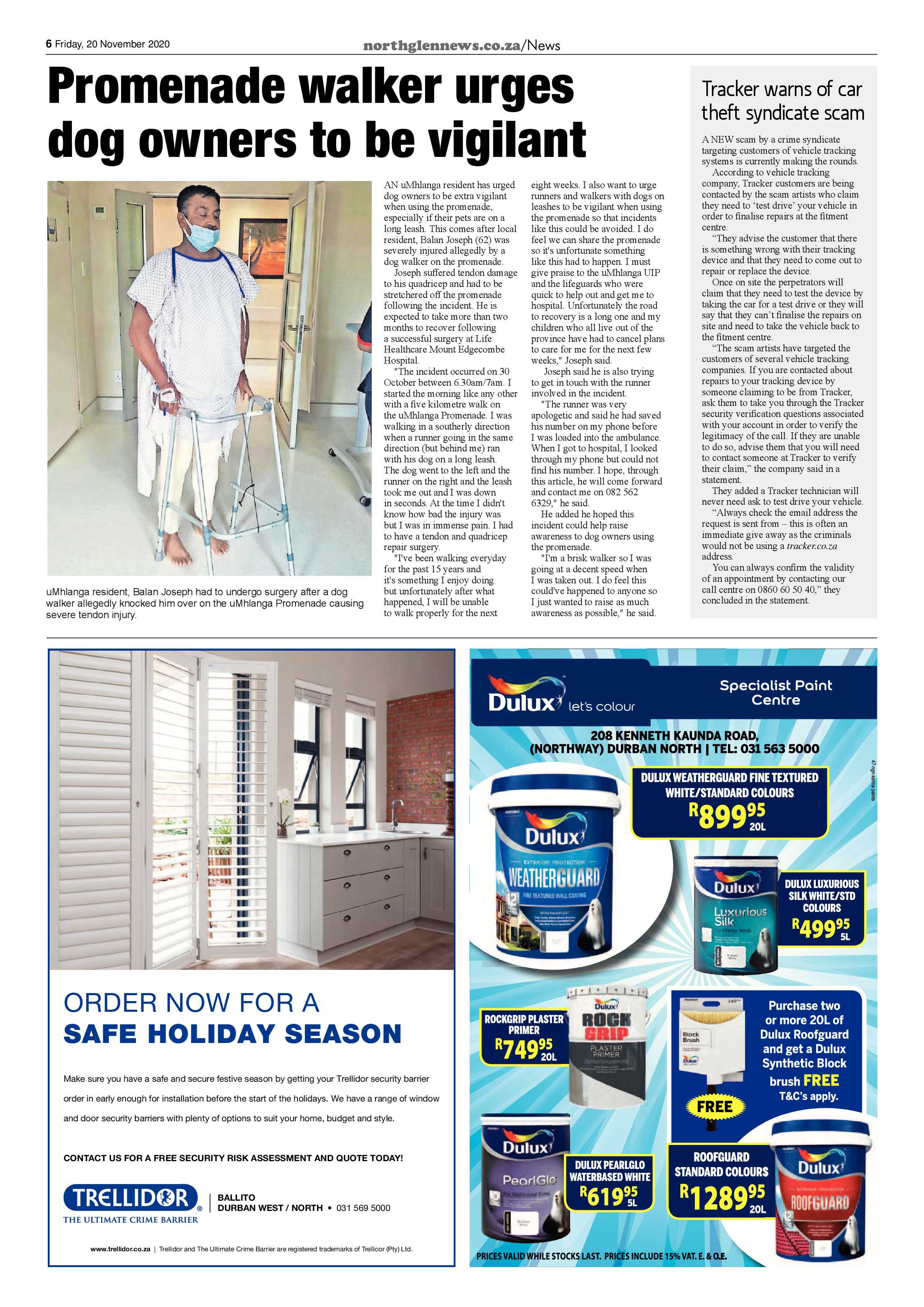 Northglen News 20 November 2020 page 6