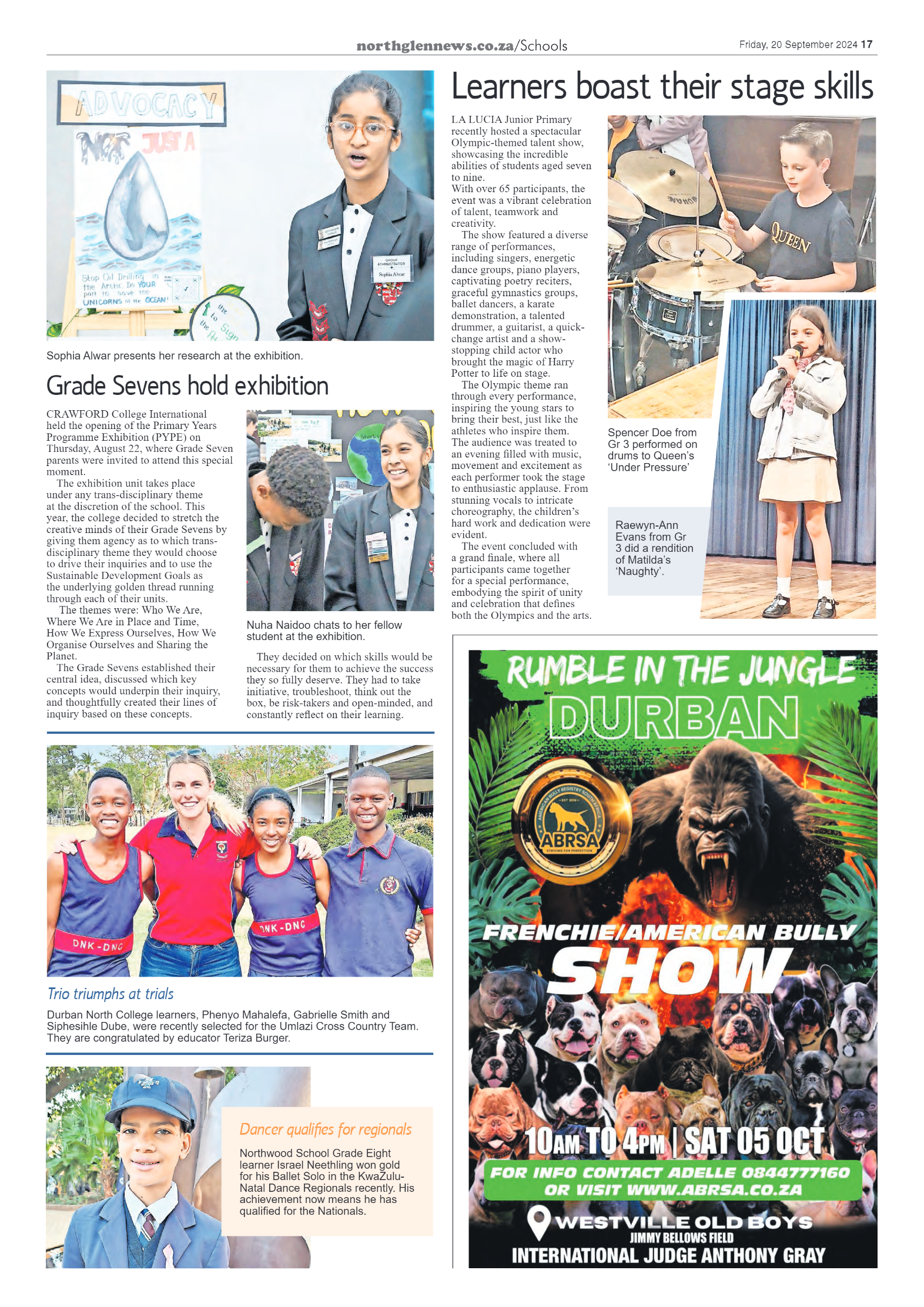 Northglen News 20 September 2024 page 17