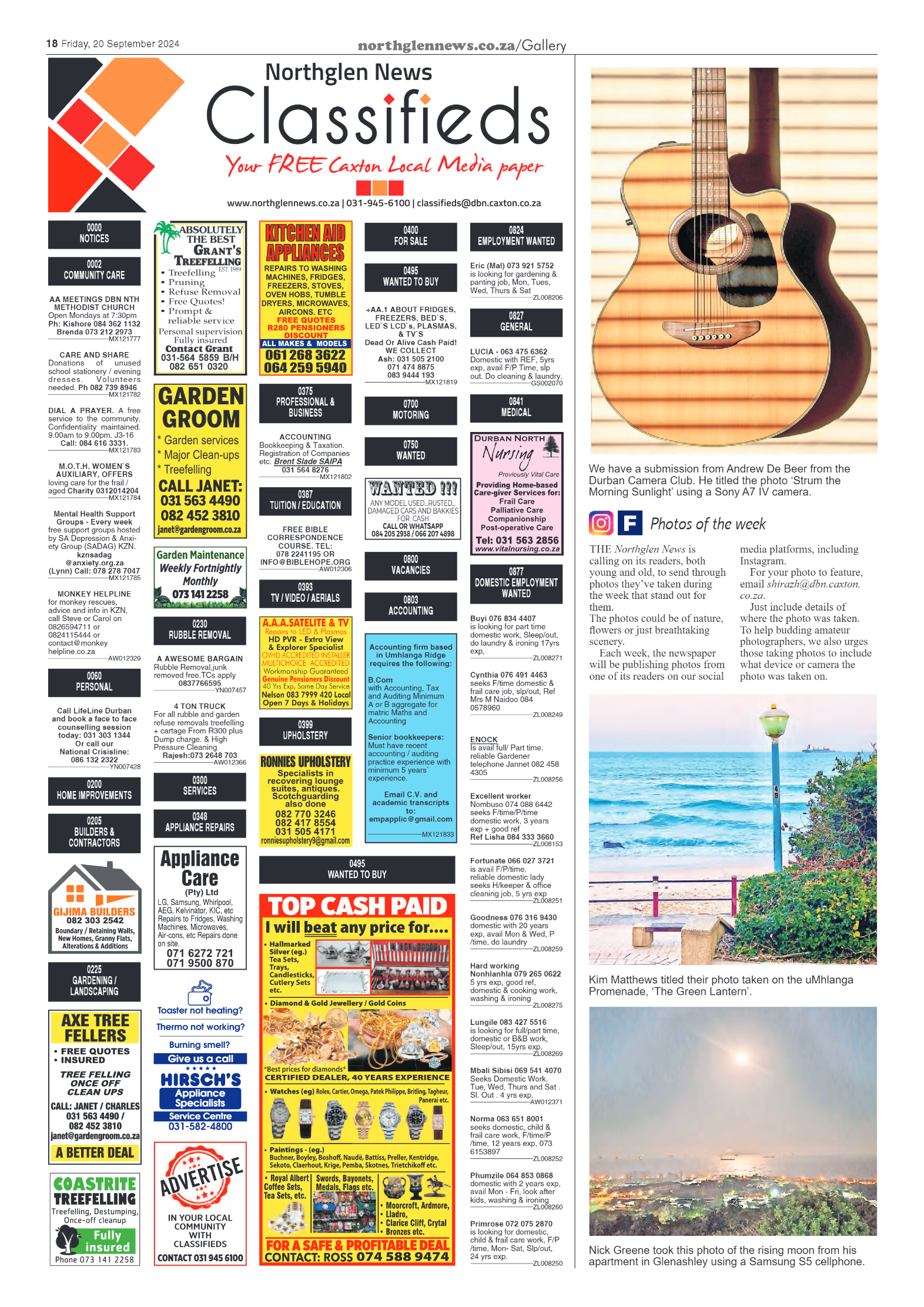 Northglen News 20 September 2024 page 18