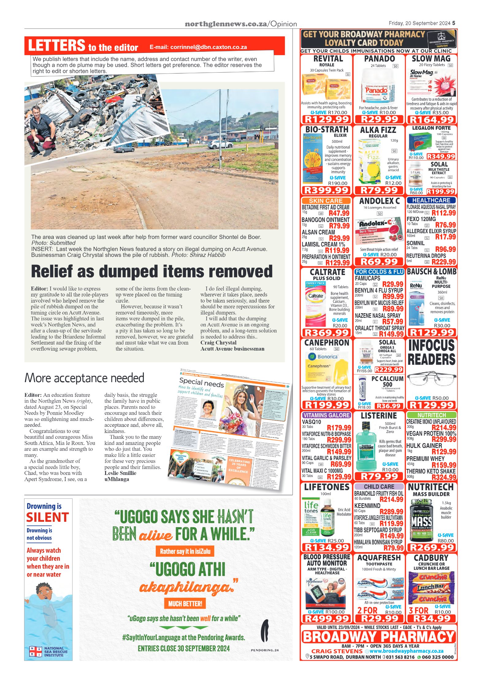 Northglen News 20 September 2024 page 5