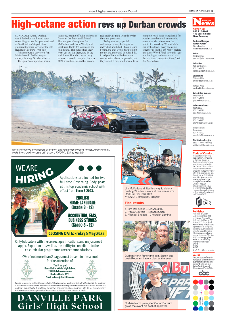 Northglen News 21 April 2023 page 15