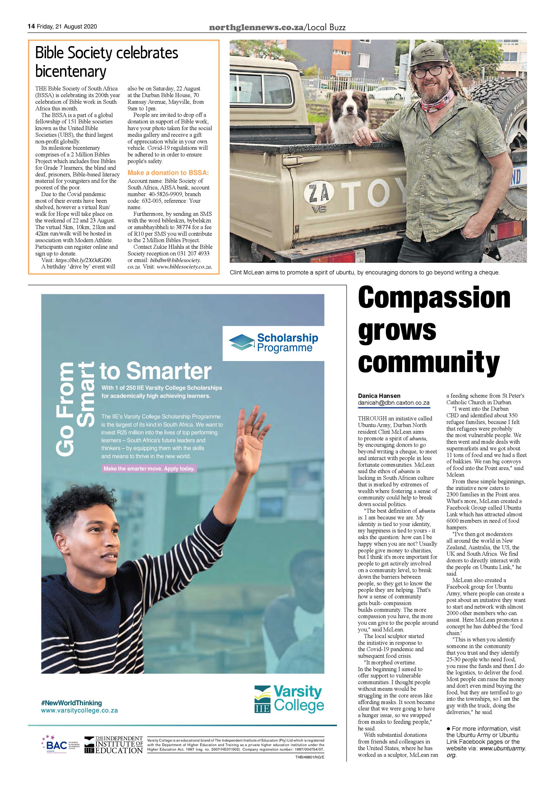 Northglen News 21 August 2020 page 14