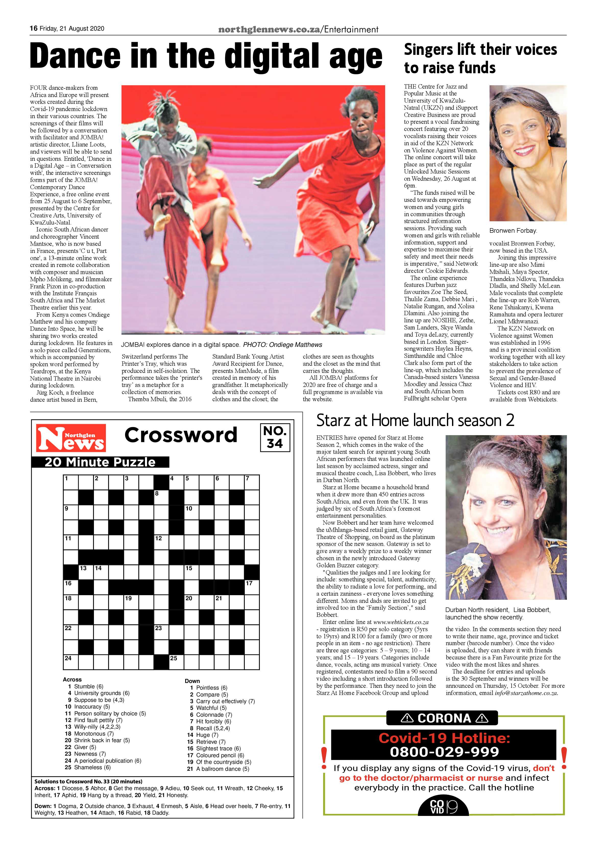 Northglen News 21 August 2020 page 16