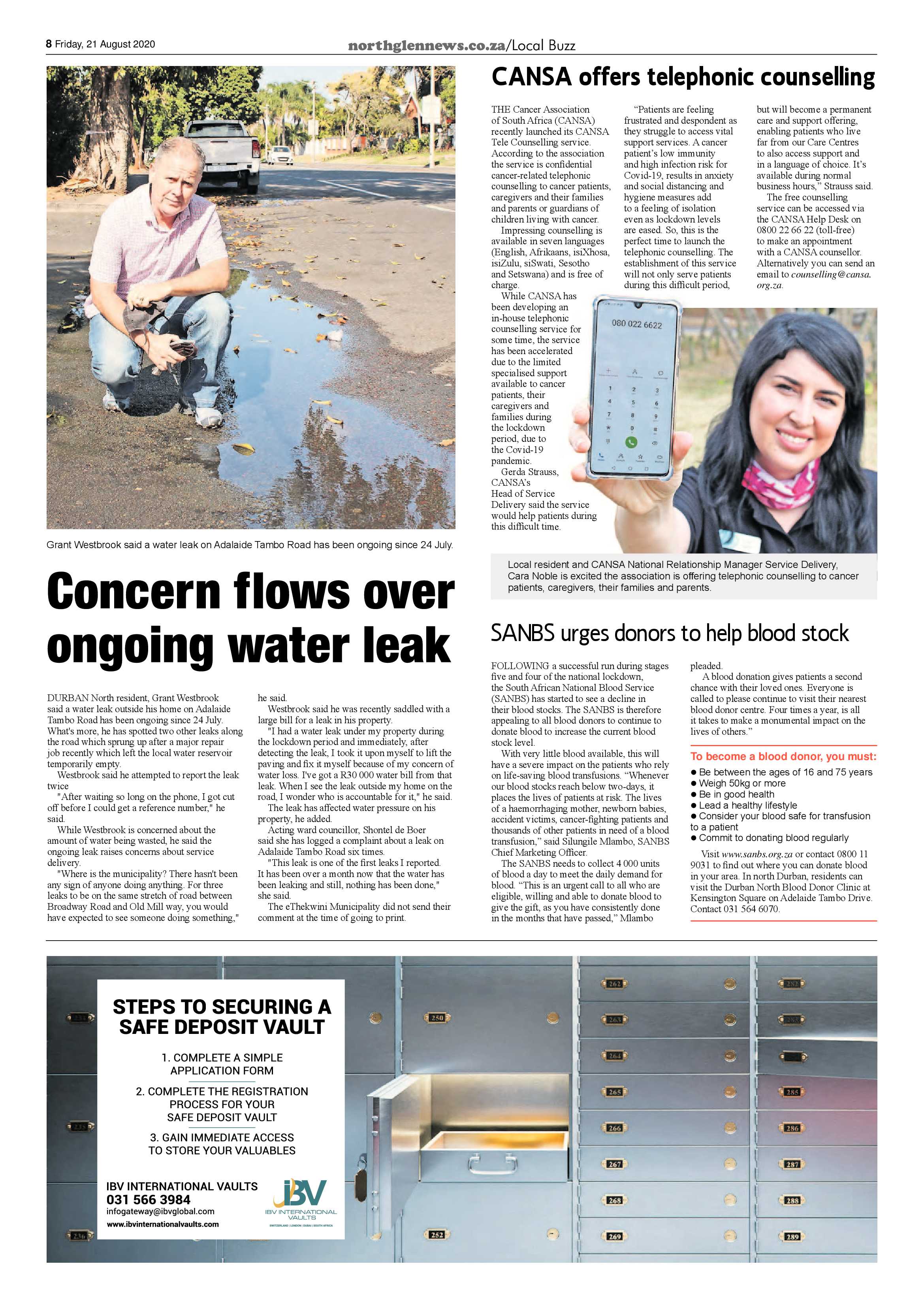 Northglen News 21 August 2020 page 8