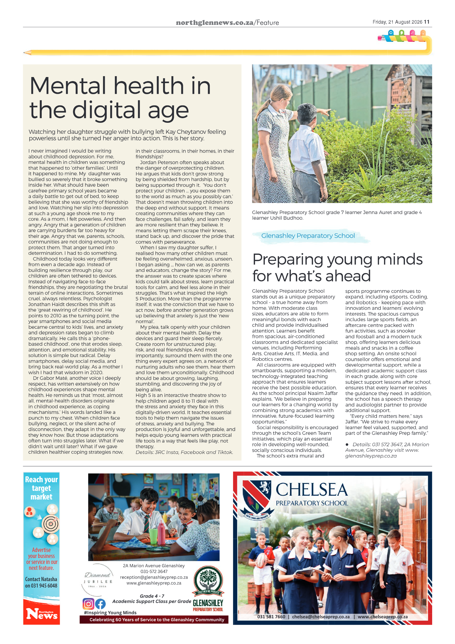 Northglen News 21 August 2026 page 11