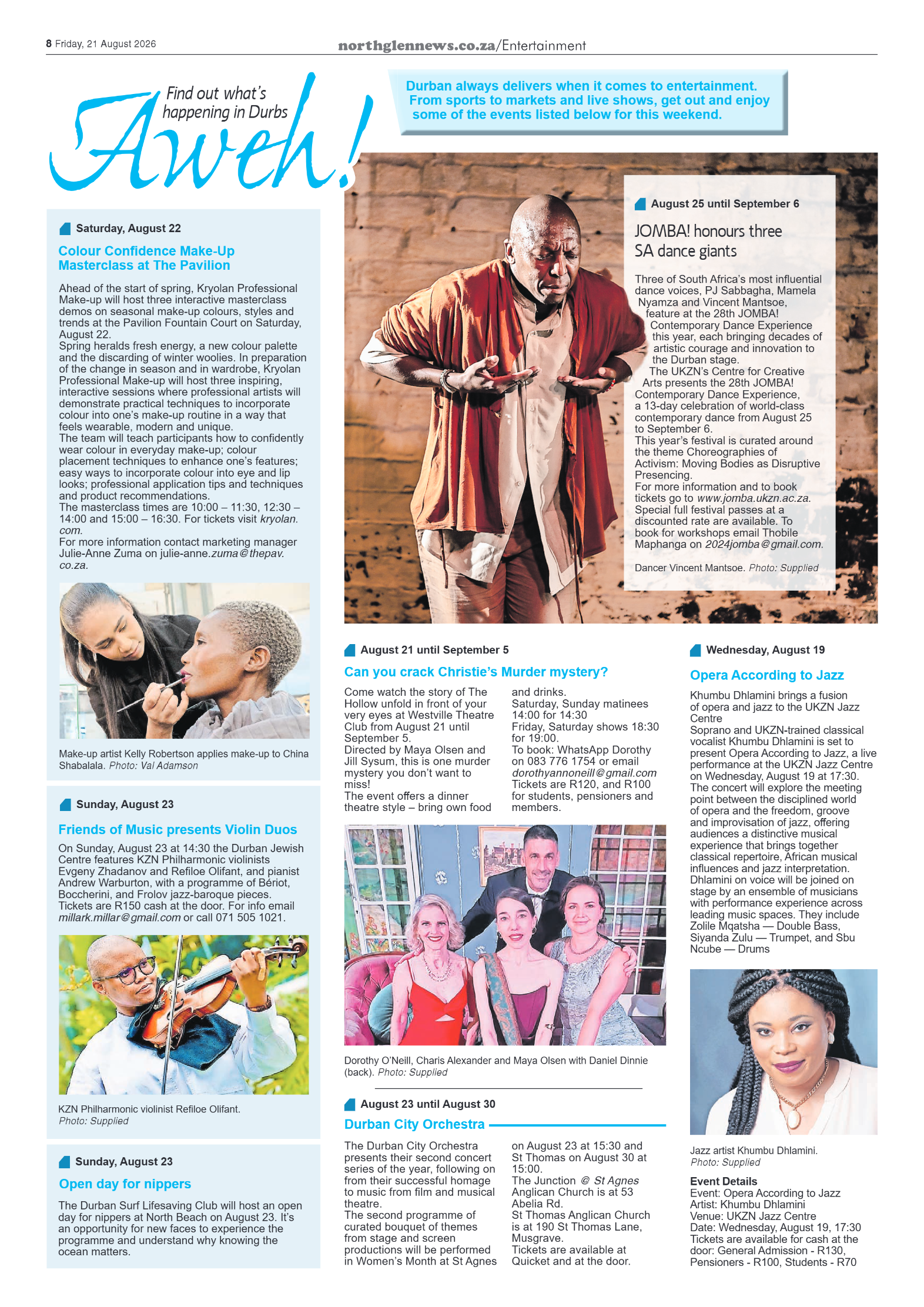 Northglen News 21 August 2026 page 8