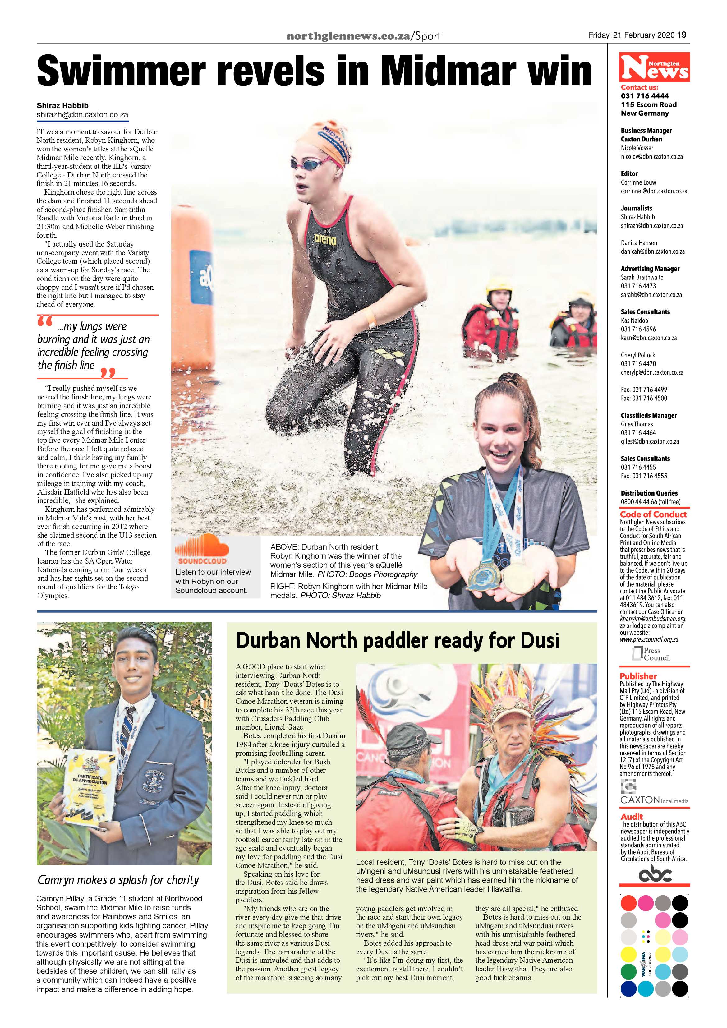 Northglen News 21 February 2020 page 19