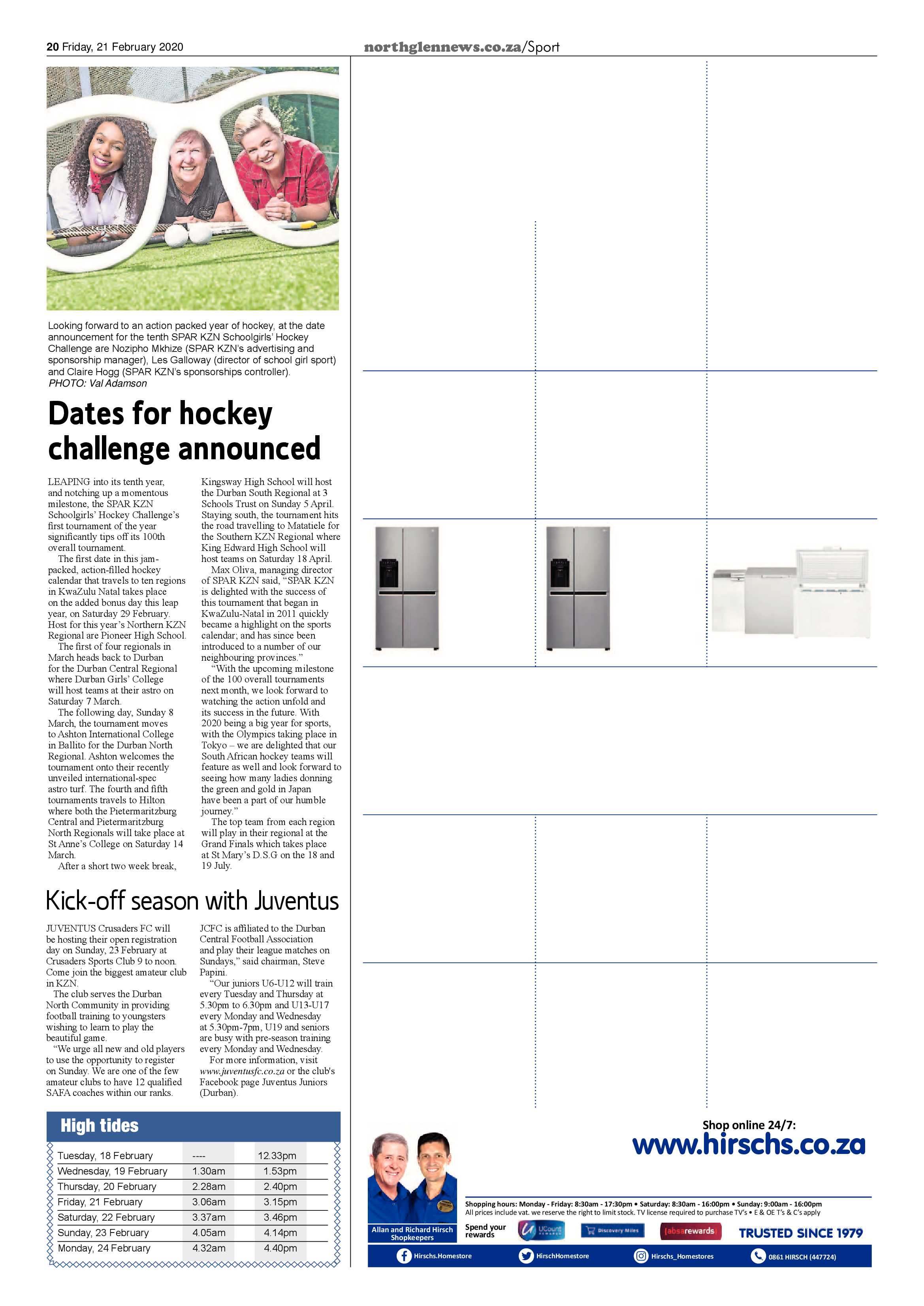 Northglen News 21 February 2020 page 20