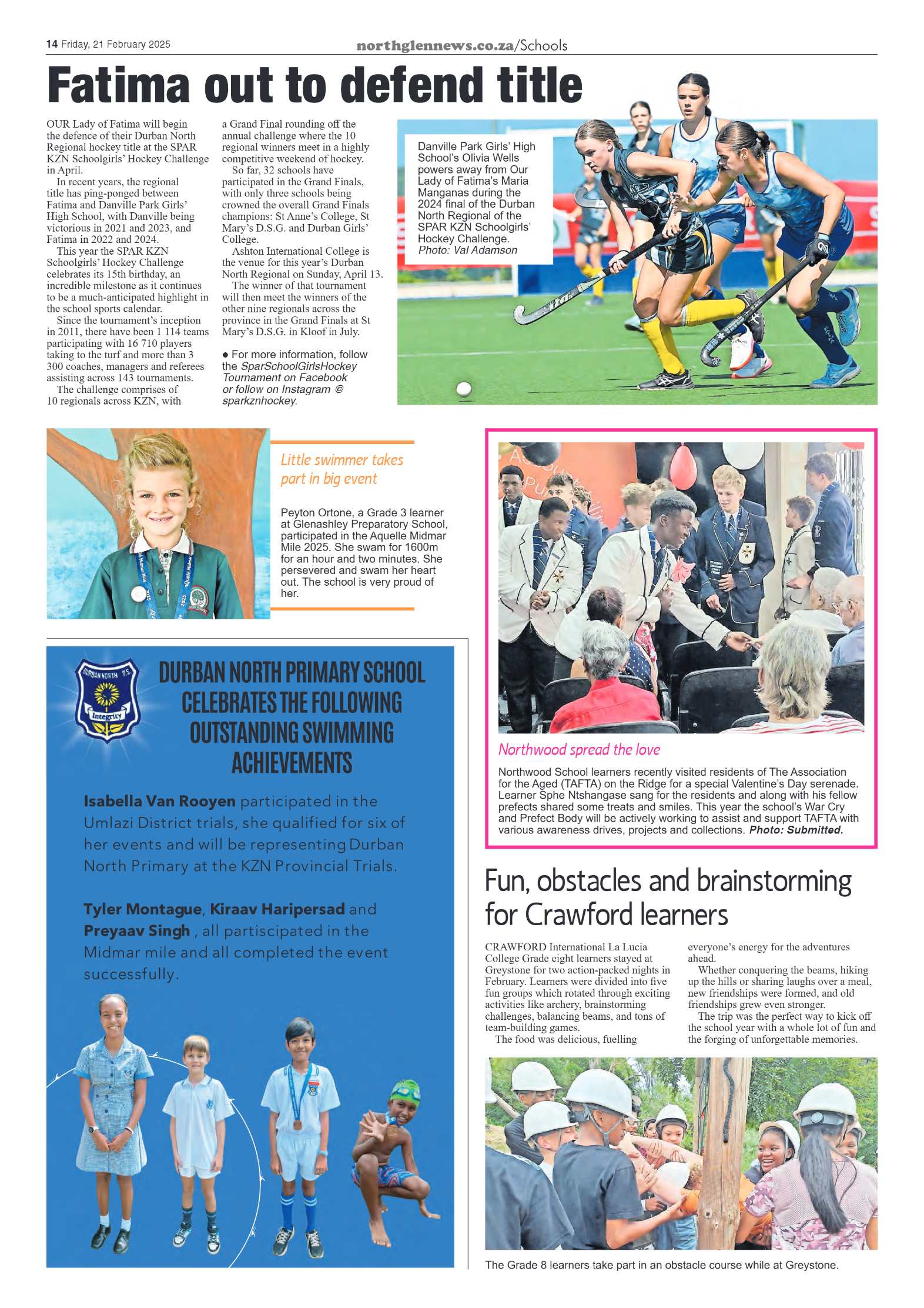 Northglen News 21 February 2025 page 14