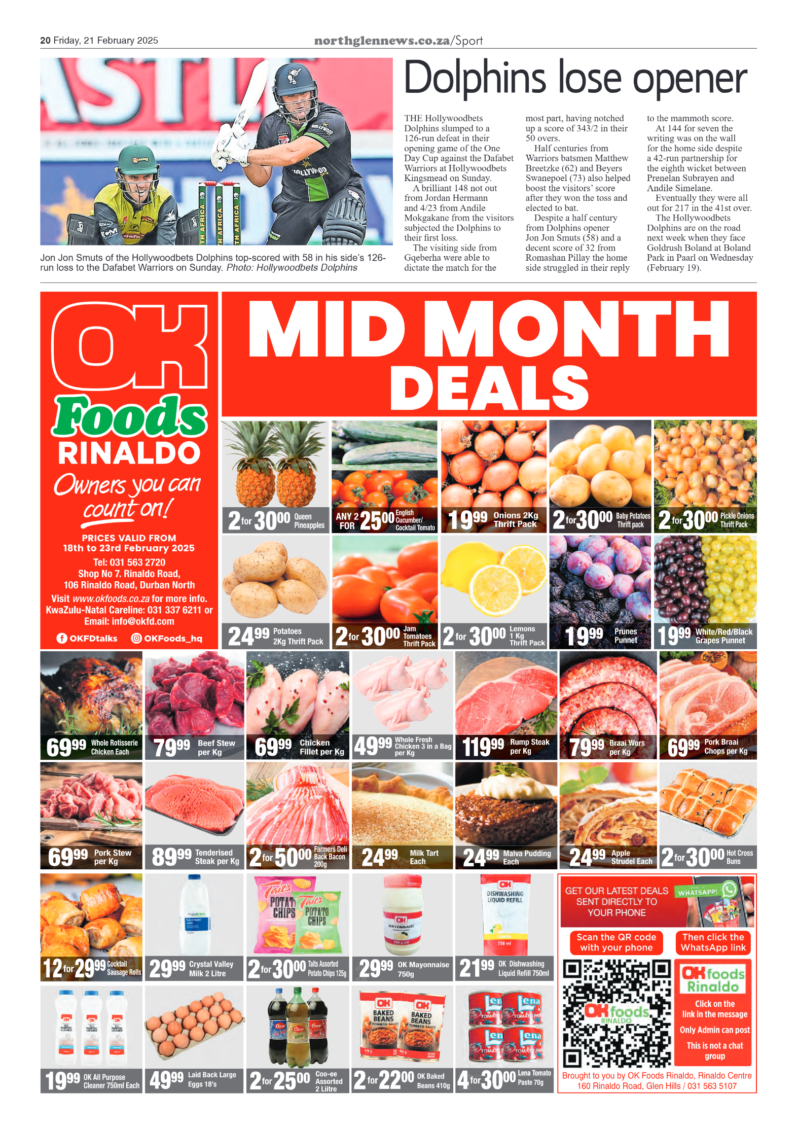 Northglen News 21 February 2025 page 20