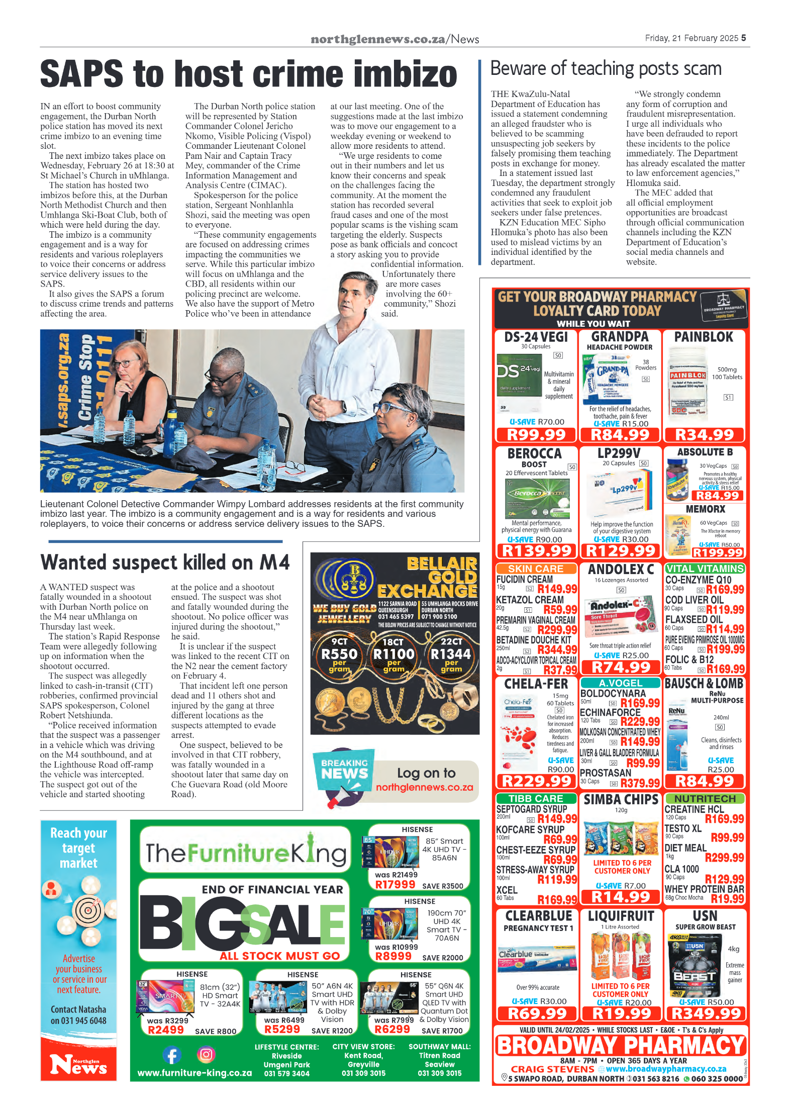 Northglen News 21 February 2025 page 5