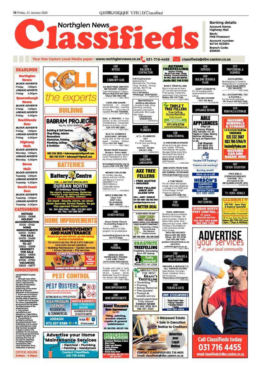 Northglen News 21 January 2022 page 10