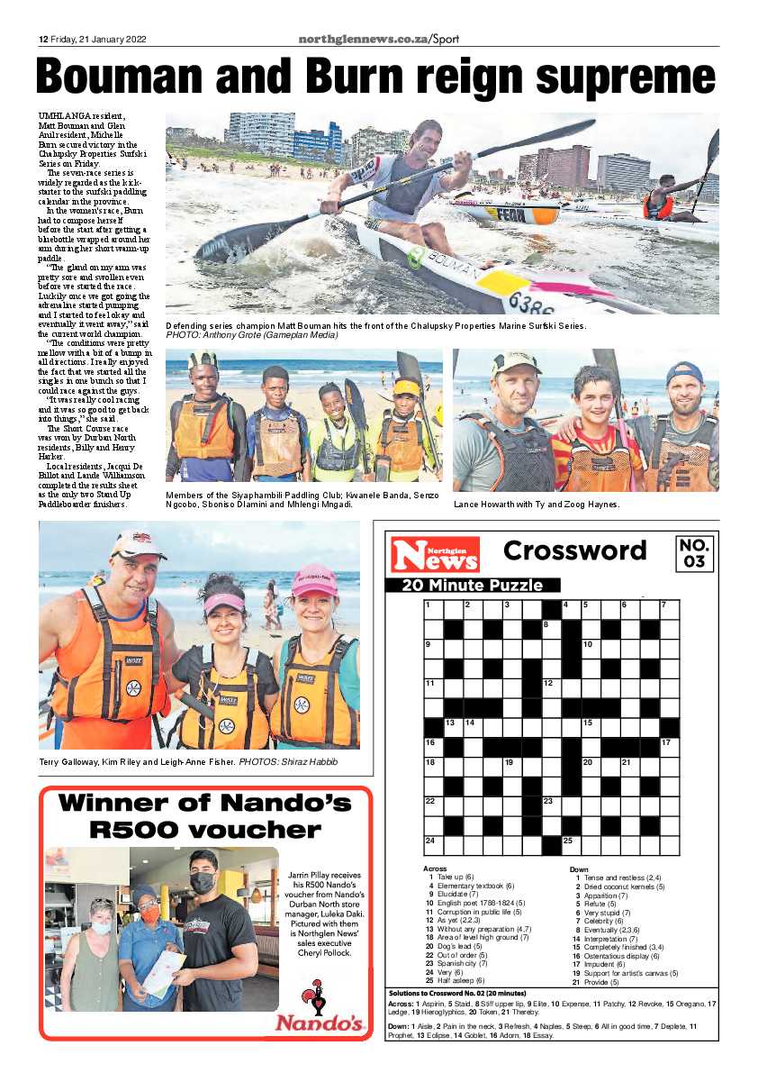 Northglen News 21 January 2022 page 12