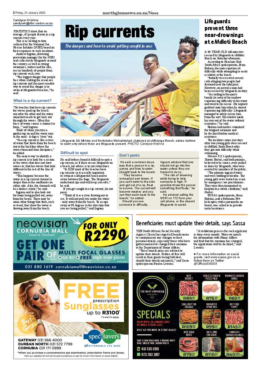 Northglen News 21 January 2022 page 2