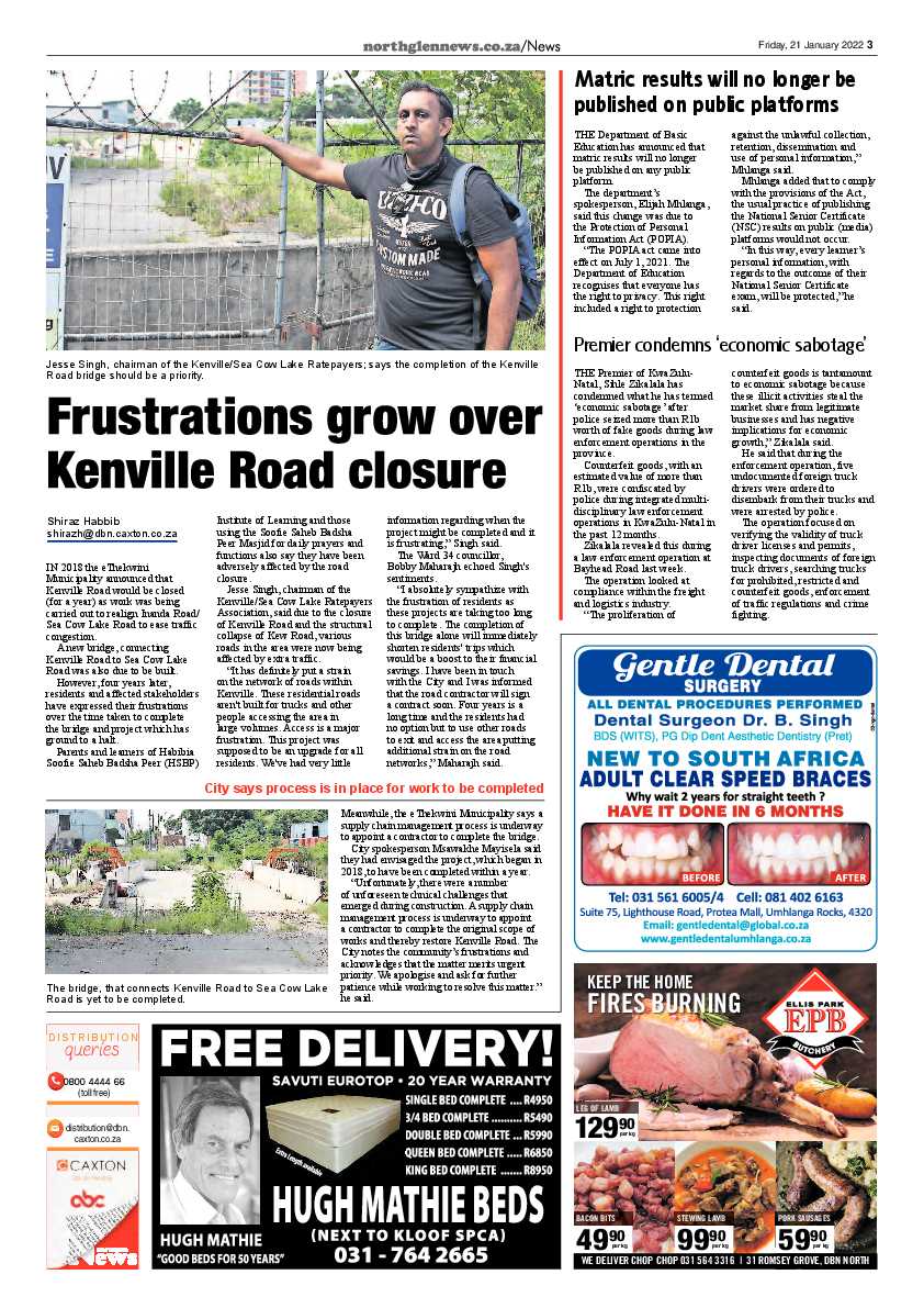 Northglen News 21 January 2022 page 3
