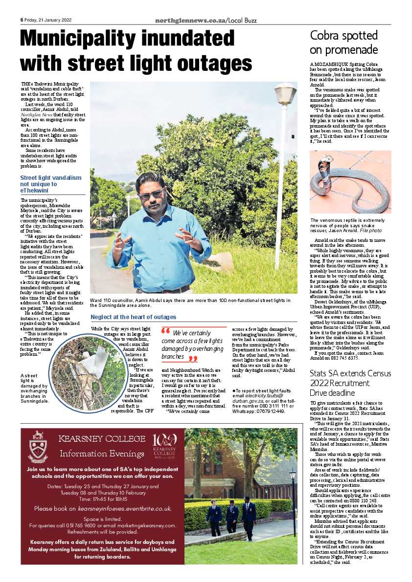 Northglen News 21 January 2022 page 6