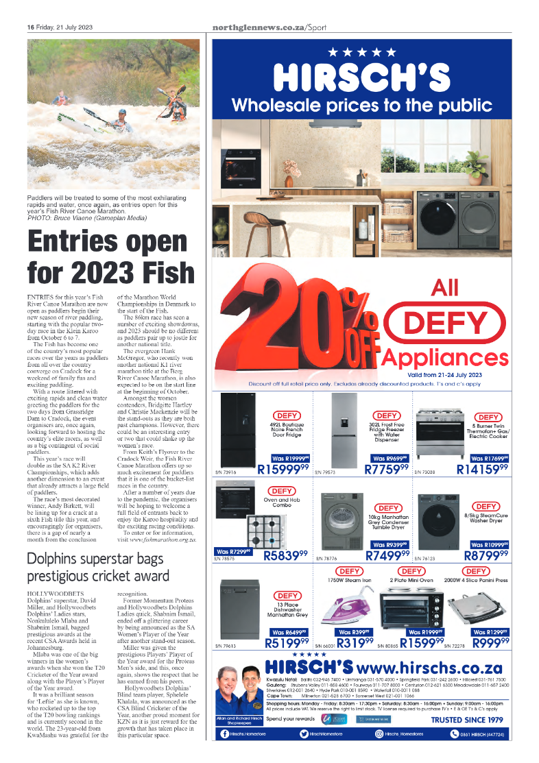 Northglen News 21 July 2023 page 16
