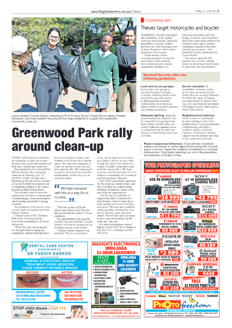 Northglen News 21 July 2023 page 3