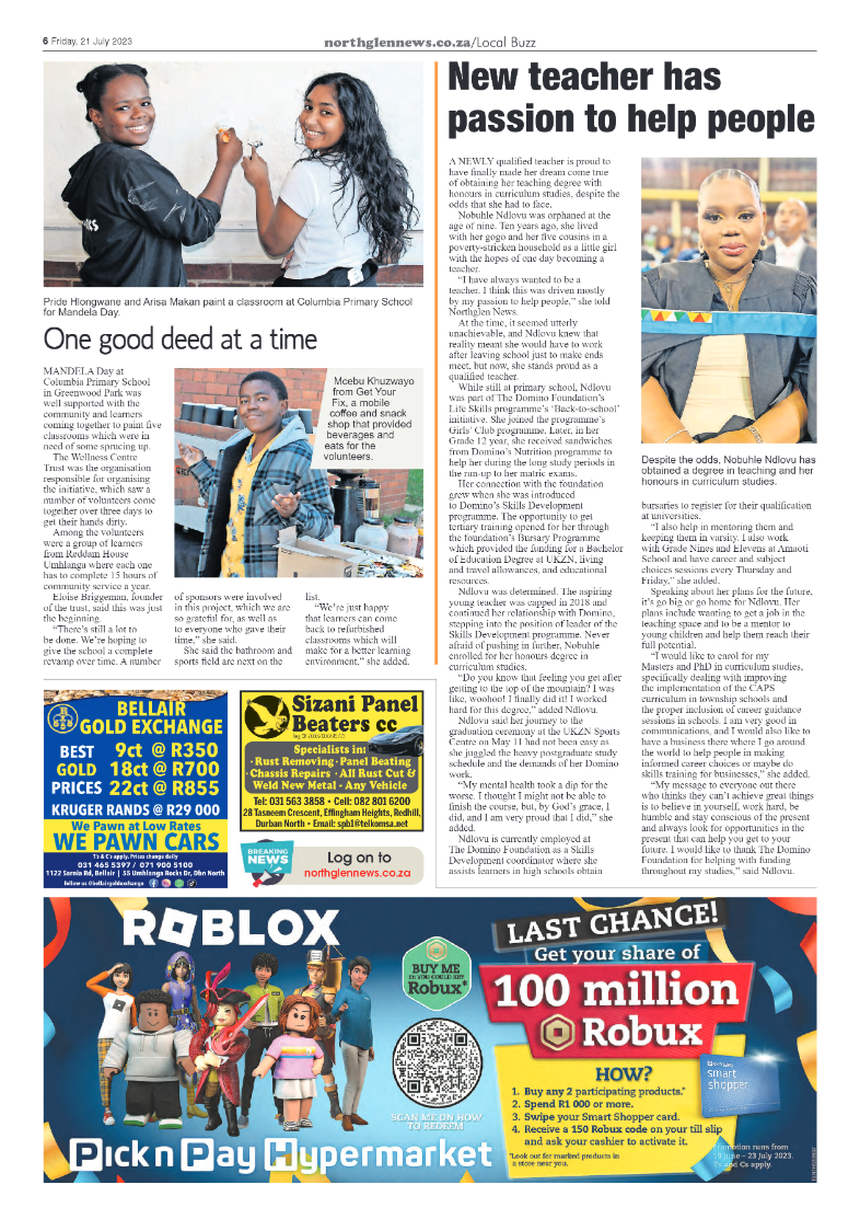 Northglen News 21 July 2023 page 6