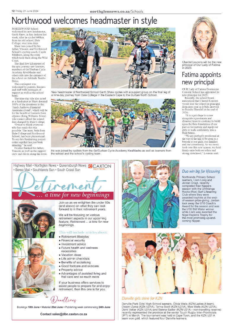 Northglen News 21 June 2024 page 12