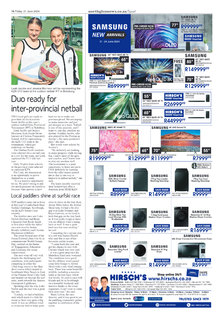 Northglen News 21 June 2024 page 16