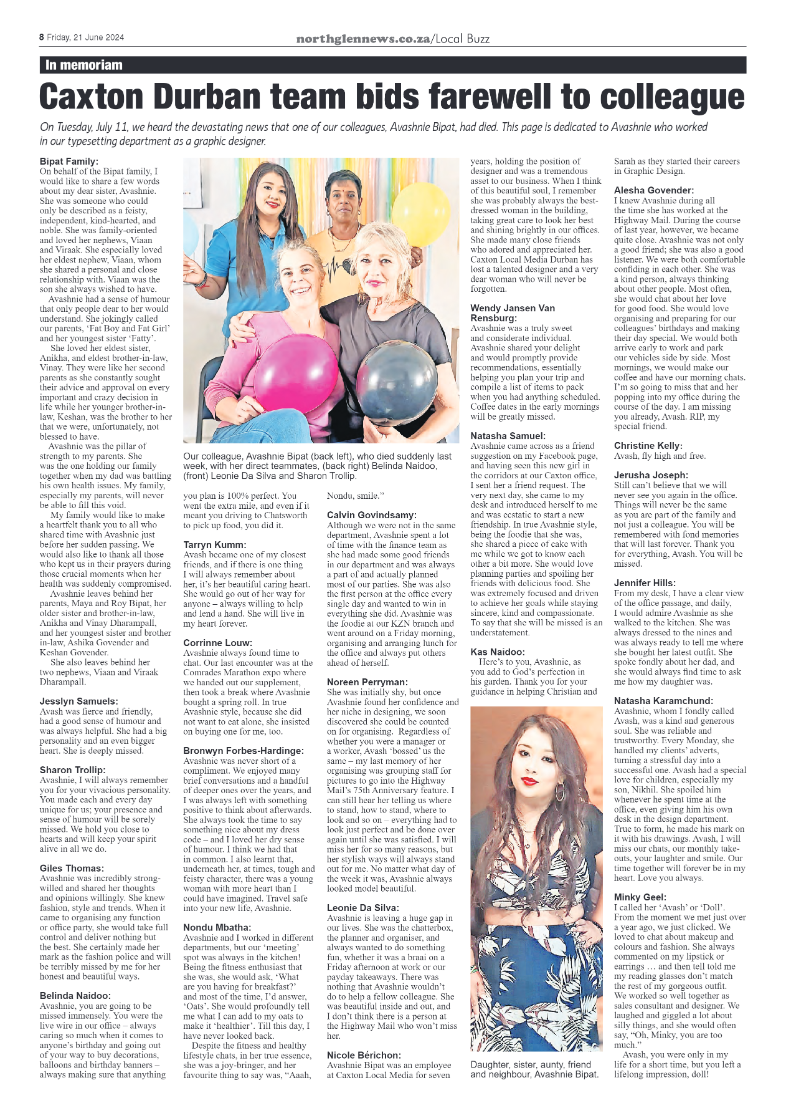 Northglen News 21 June 2024 page 8
