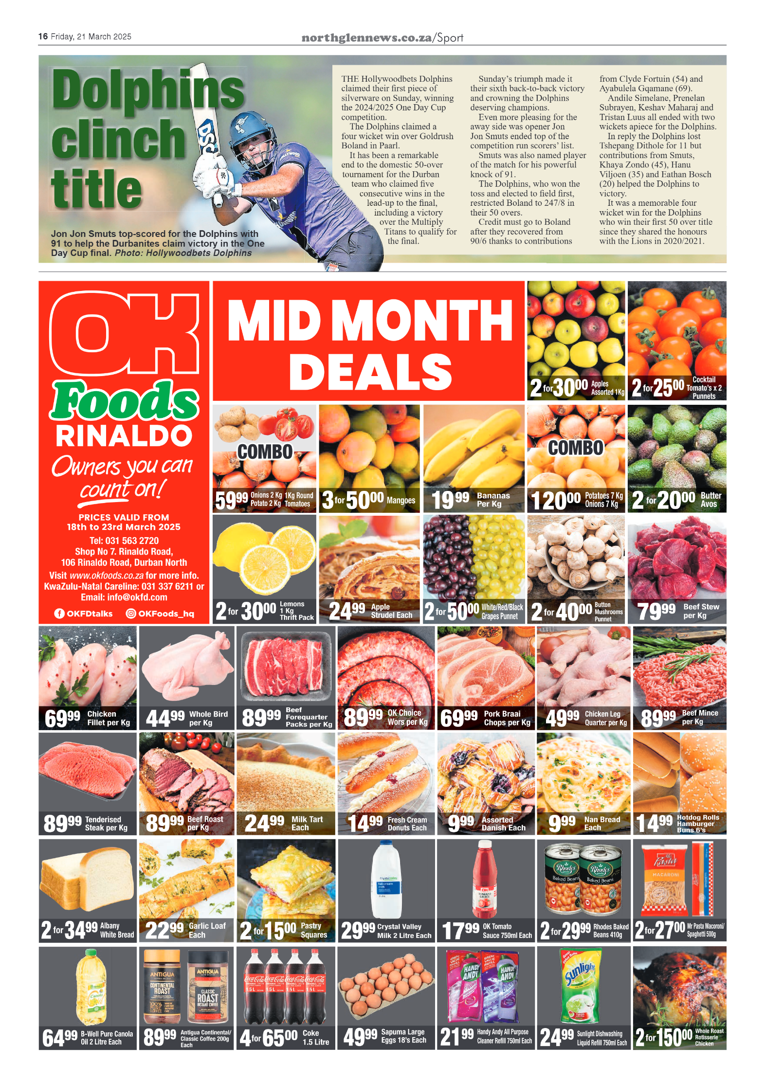 Northglen News 21 March 2025 page 16