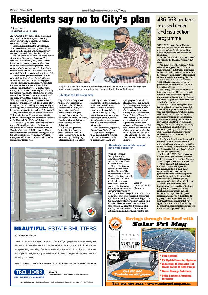 Northglen News 21 May 2021 page 2