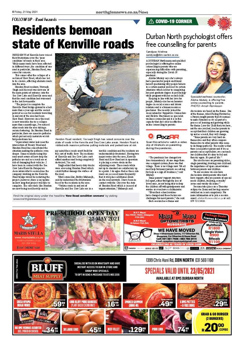 Northglen News 21 May 2021 page 4