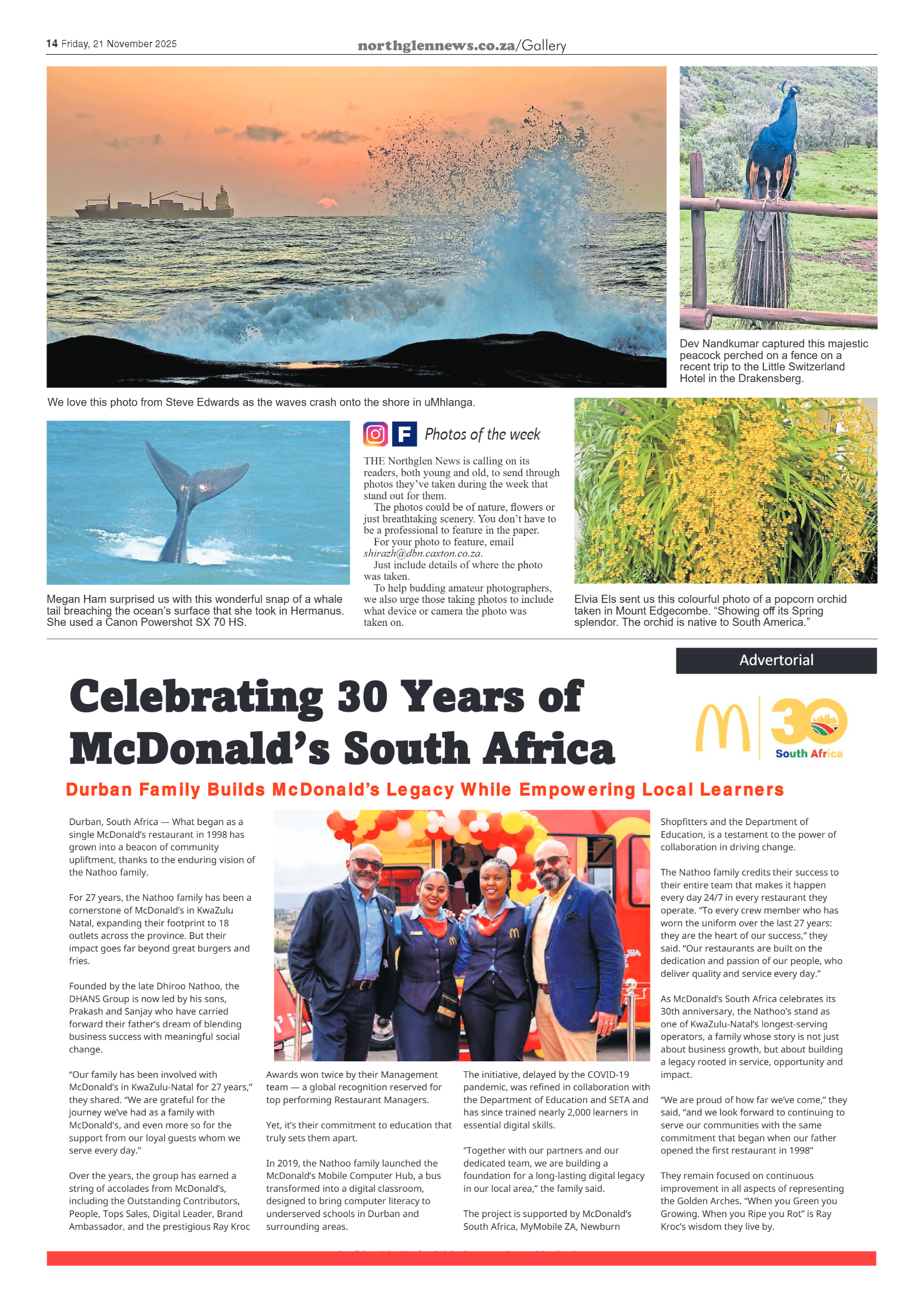 Northglen News 21 November 2025 page 14