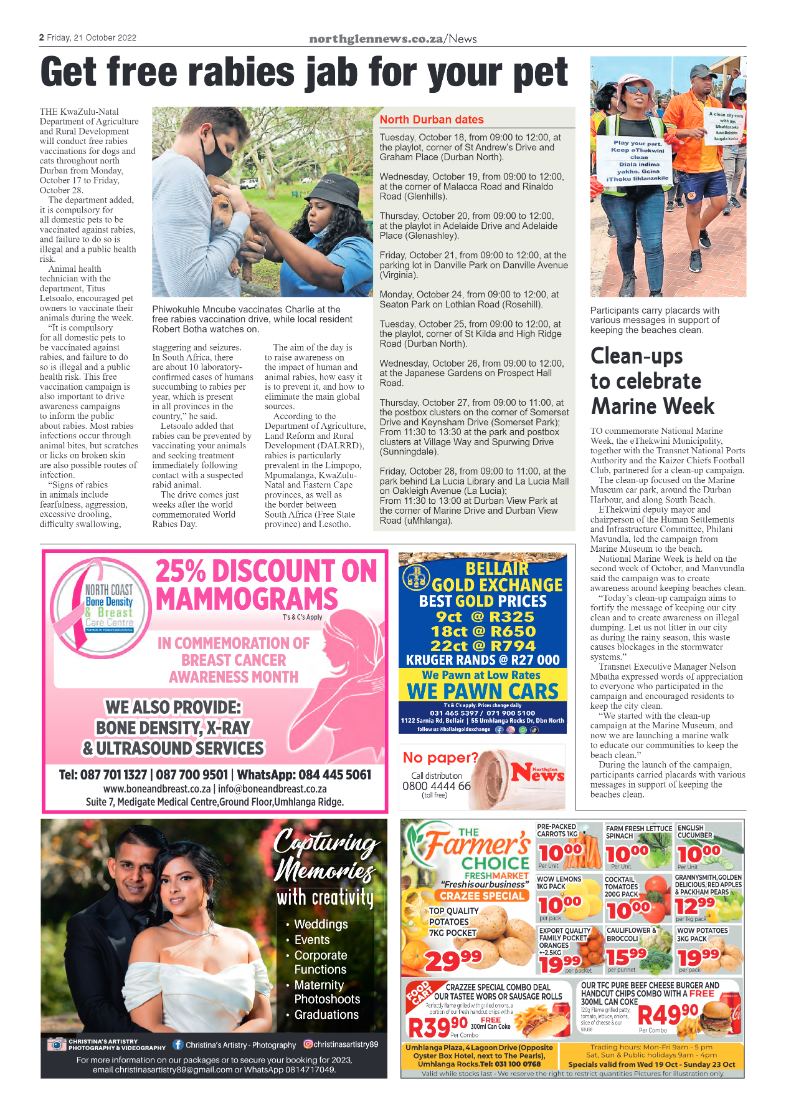 Northglen News 21 October 2022 page 2