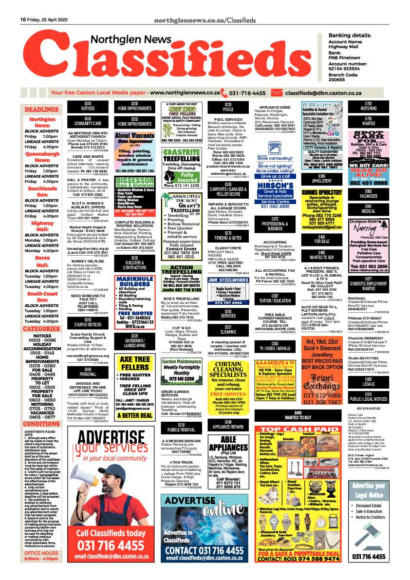 Northglen News 22 April 2022 page 10