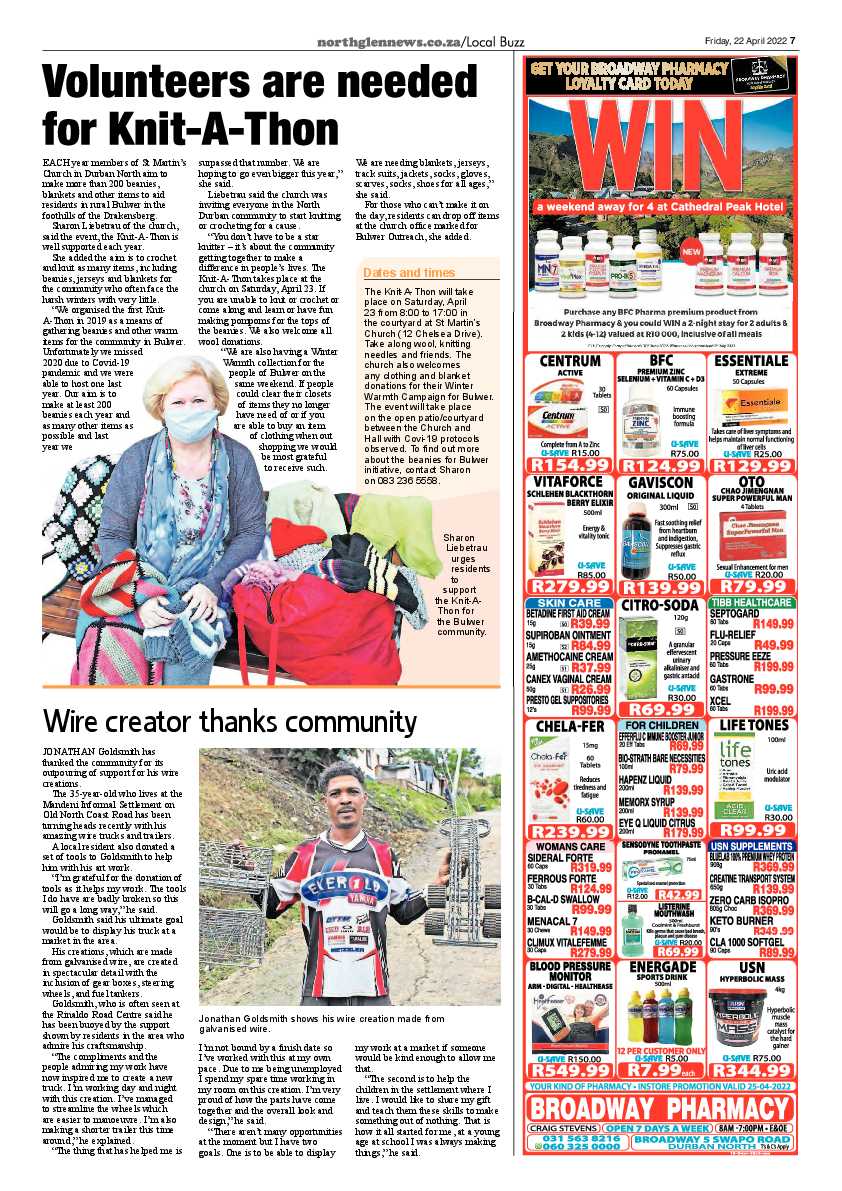 Northglen News 22 April 2022 page 7