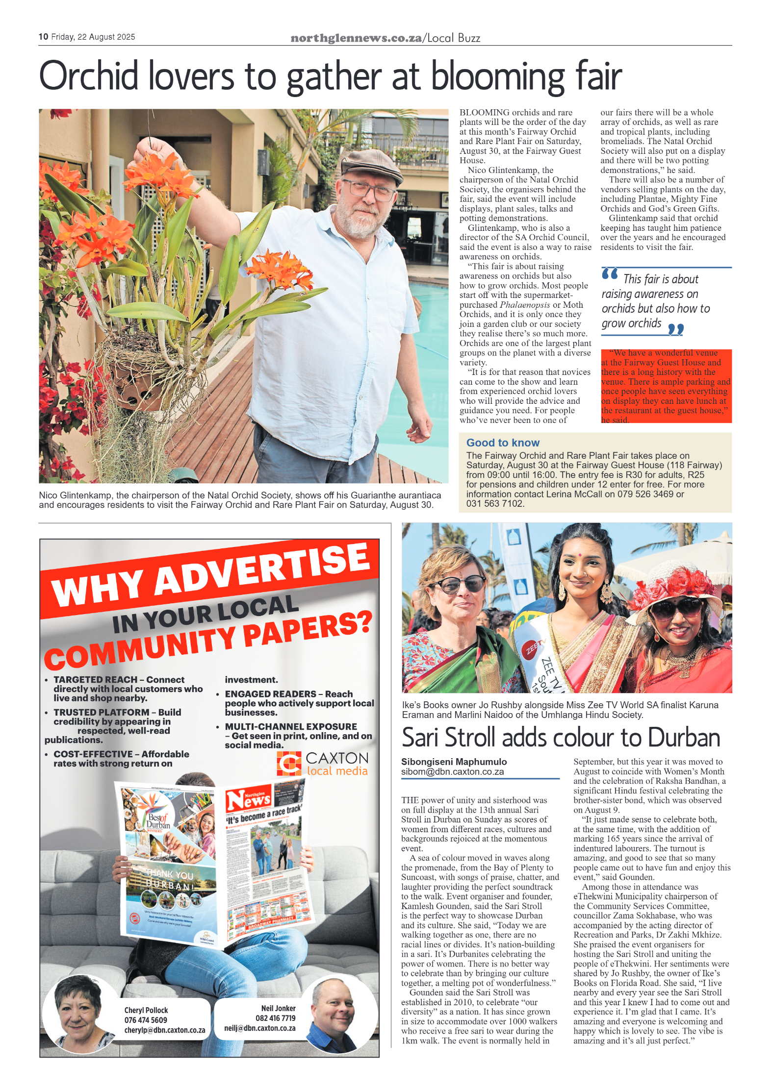 Northglen News 22 August 2025 page 10
