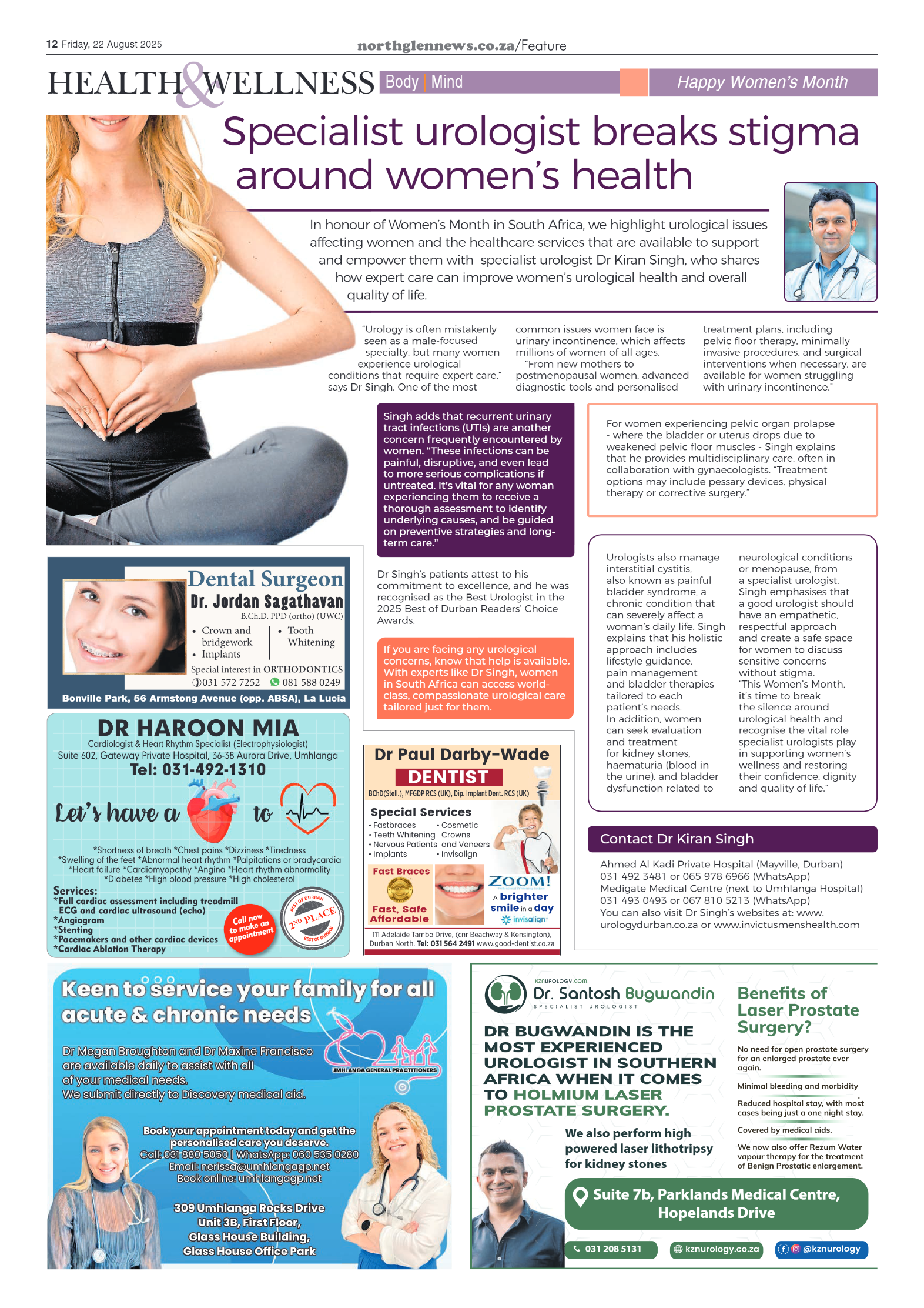 Northglen News 22 August 2025 page 12