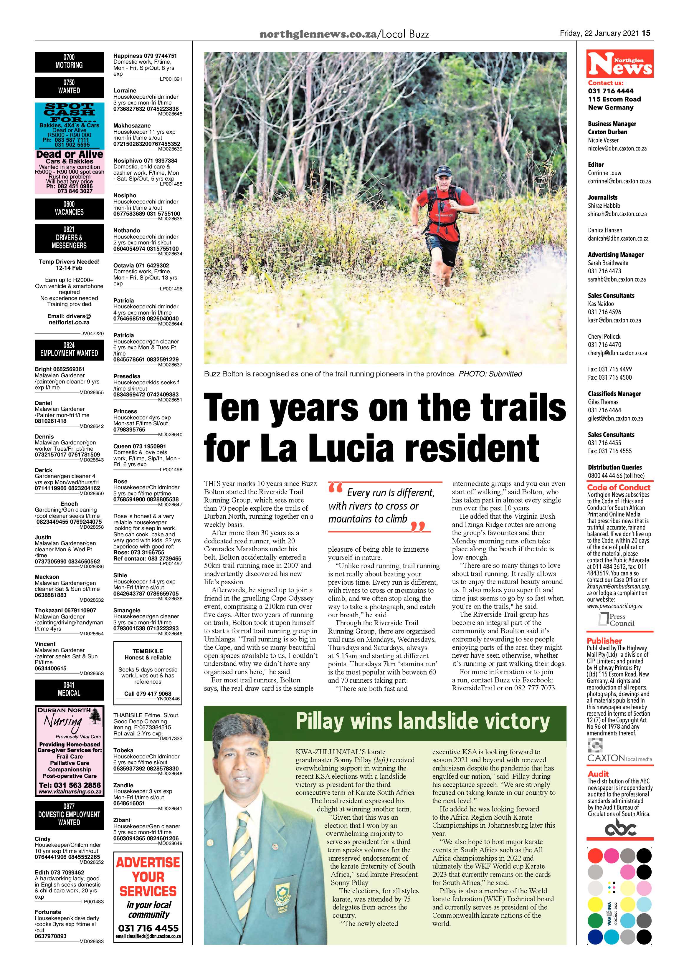 Northglen News 22 January 2021 page 15