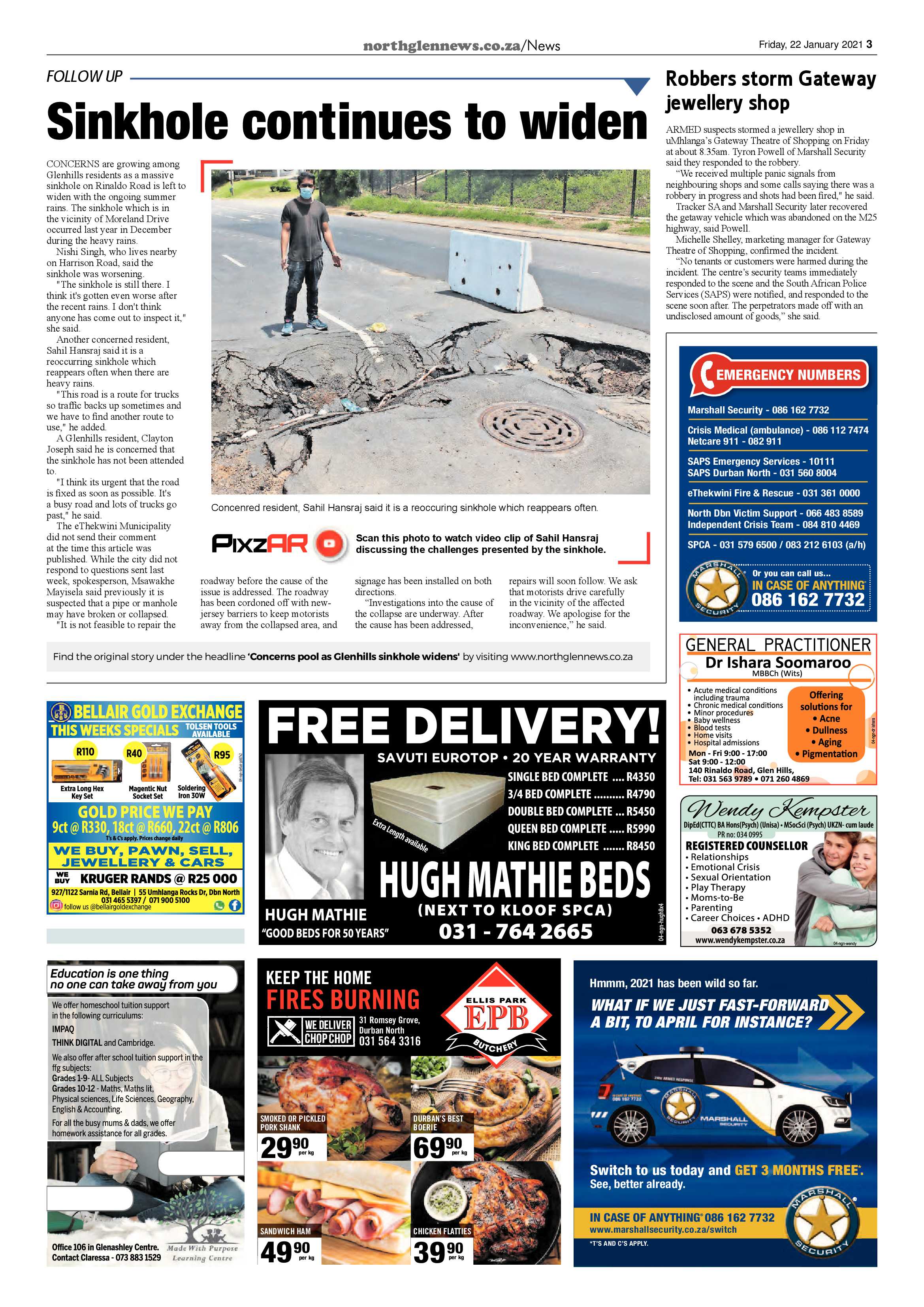 Northglen News 22 January 2021 page 3